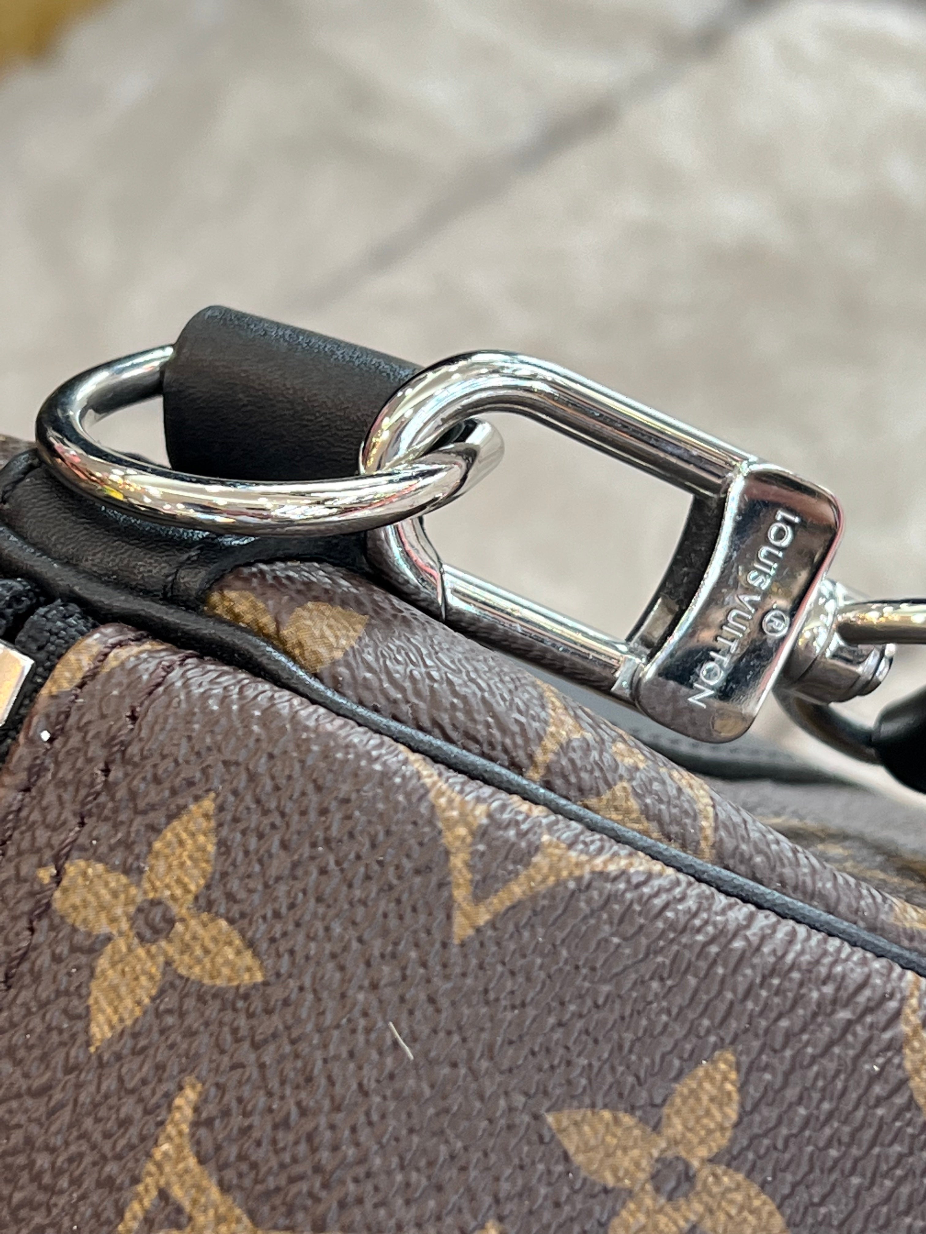 LOUIS VUITTON MONOGRAM MACASSAR KEEPALL BANDOULLIERE 55
