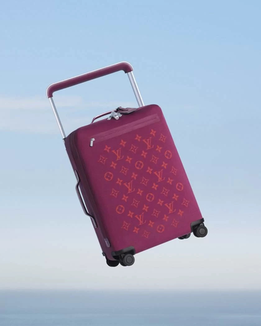 LOUIS VUITTON KNIT MONOGRAM HORIZON SOFT 55 SUITCASE