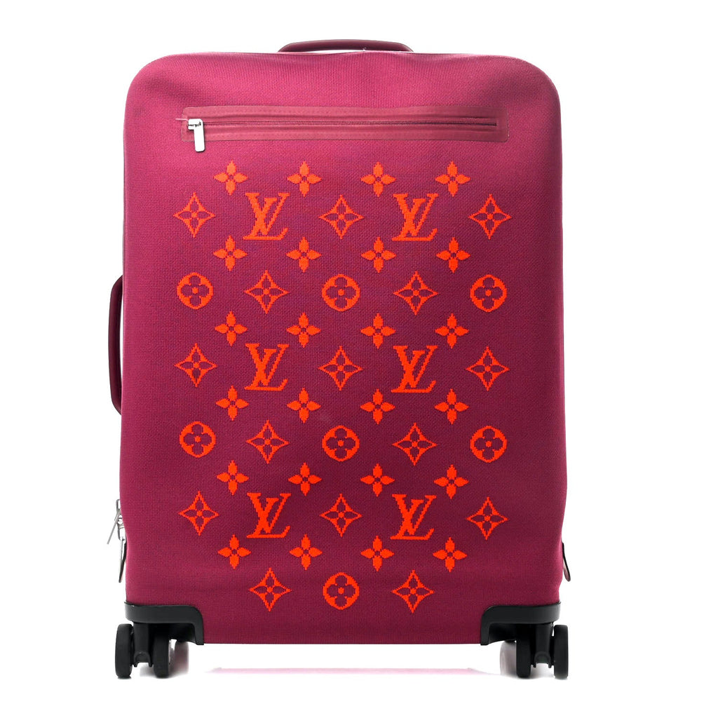 LOUIS VUITTON KNIT MONOGRAM HORIZON SOFT 55 SUITCASE