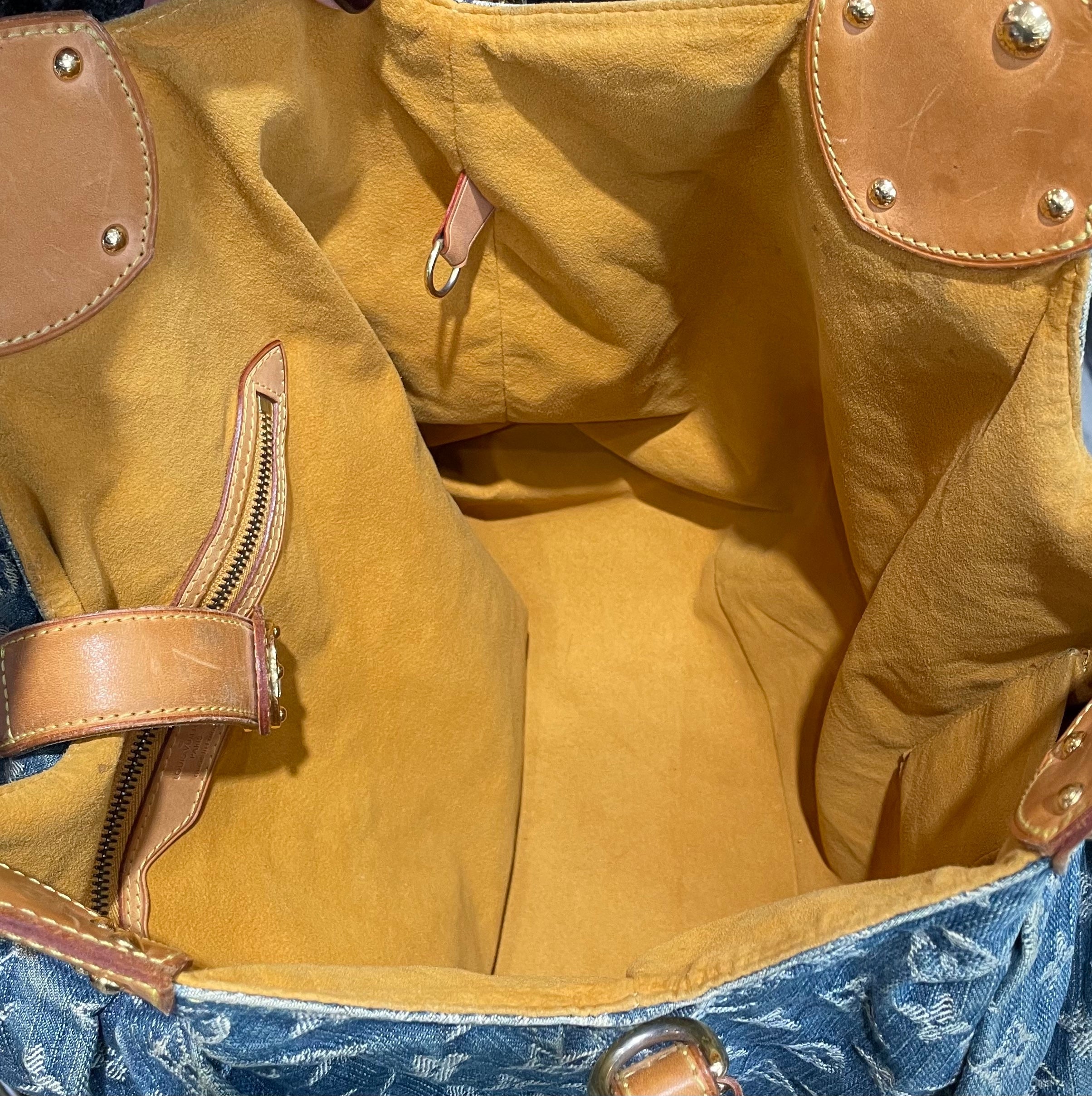 LOUIS VUITTON LV MONOGRAM MAHINA XL HOBO BAG