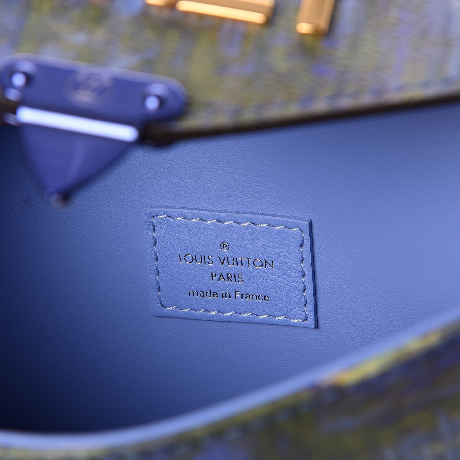 LOUIS VUITTON LIMITED EDITION MASTERS MONET PERIWINKLE POCHETTE MÉTIS