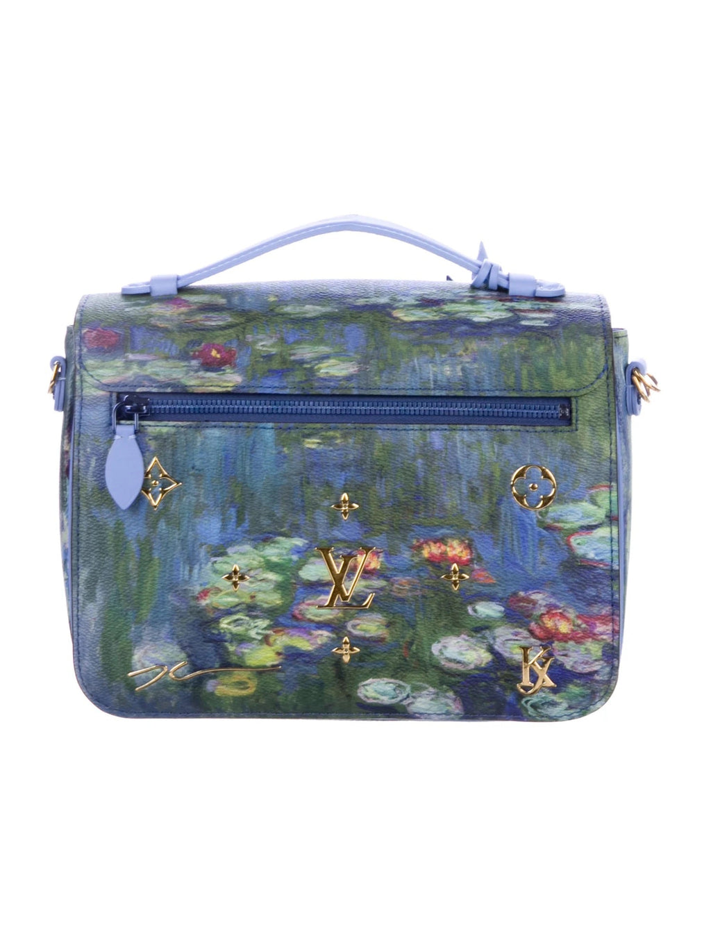 LOUIS VUITTON LIMITED EDITION MASTERS MONET PERIWINKLE POCHETTE MÉTIS