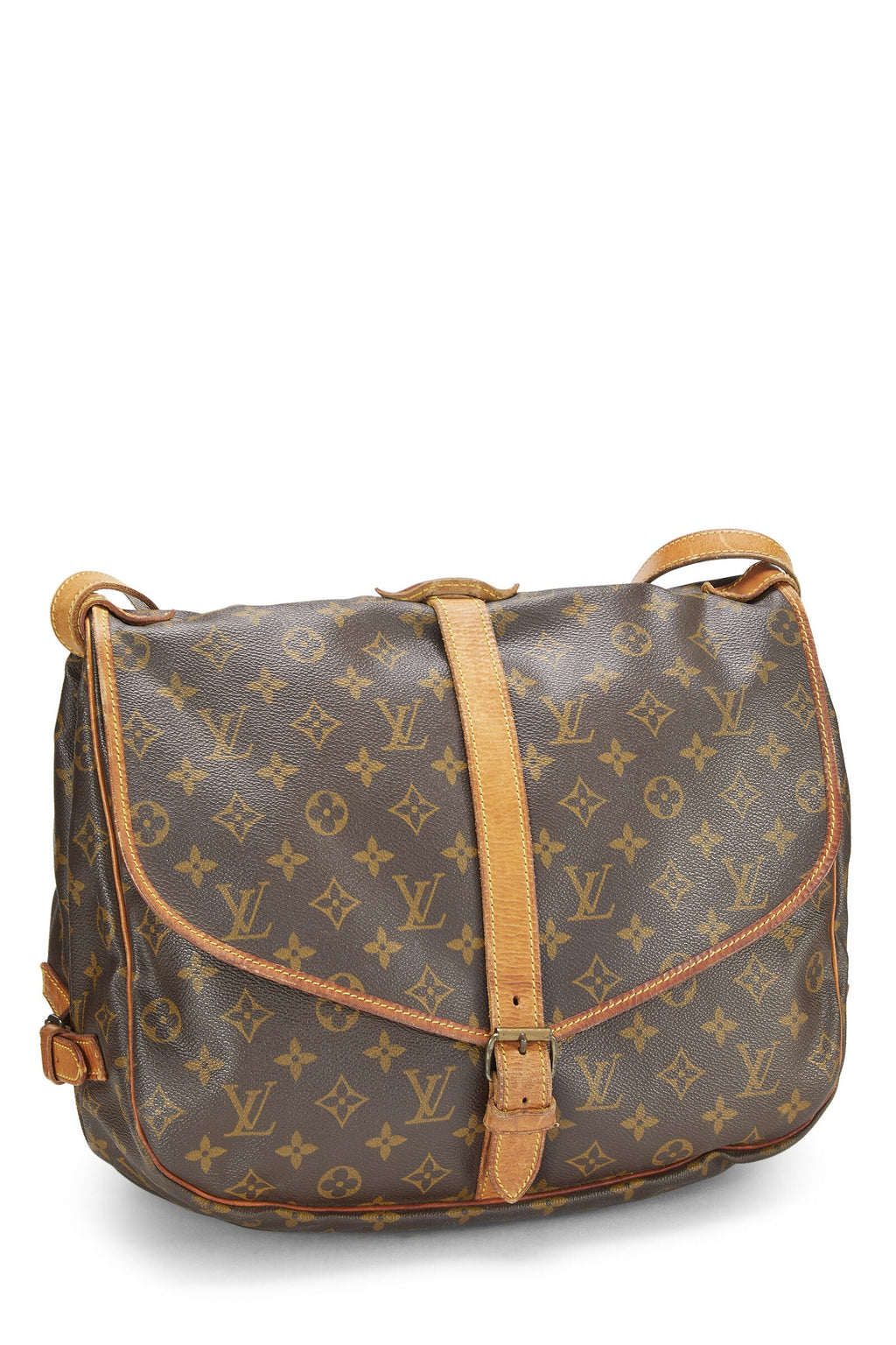 LOUIS VUITTON MONOGRAM SAUMUR 35 CROSSBODY BAG