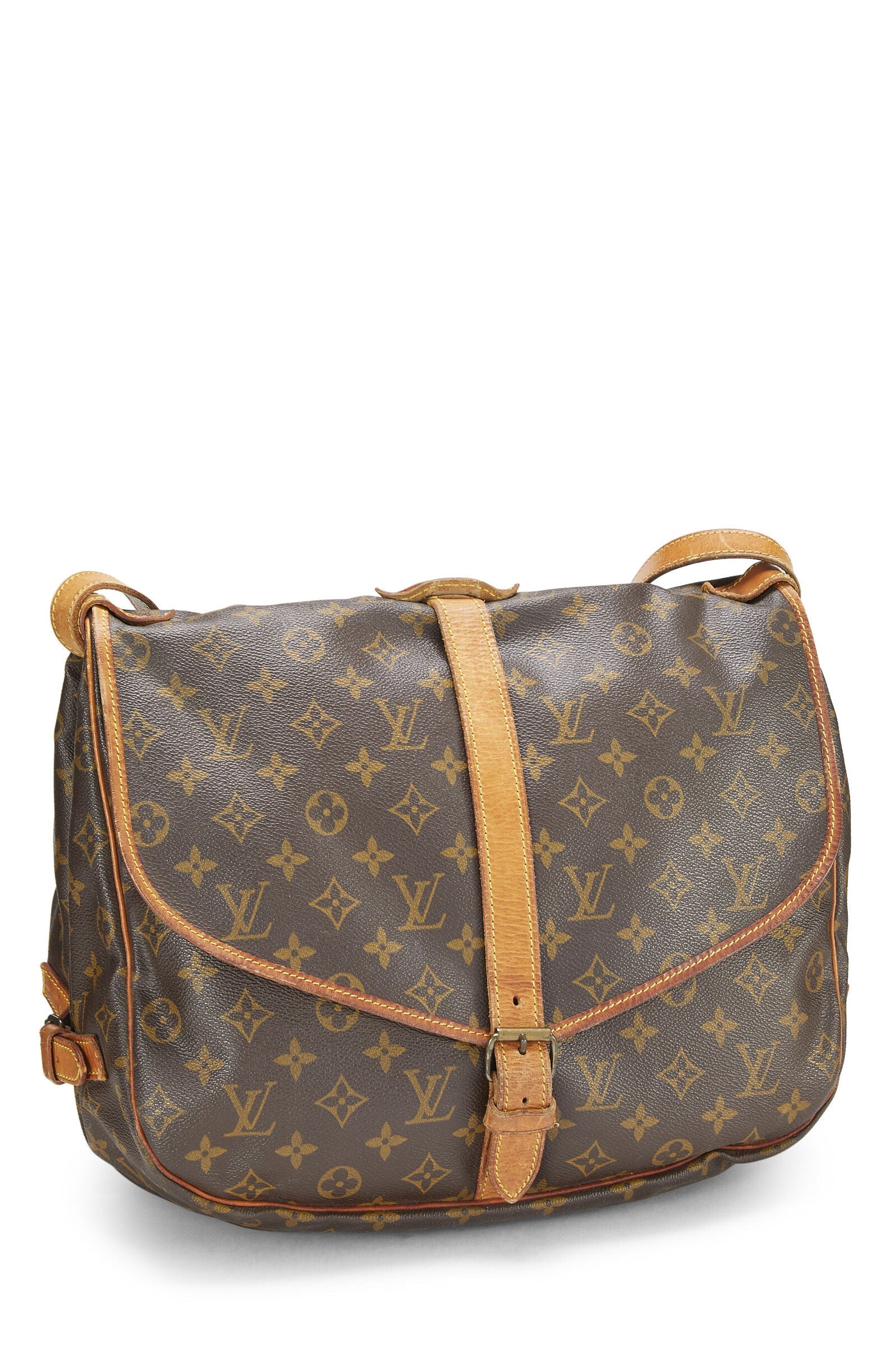 LOUIS VUITTON MONOGRAM SAUMUR 35 CROSSBODY BAG