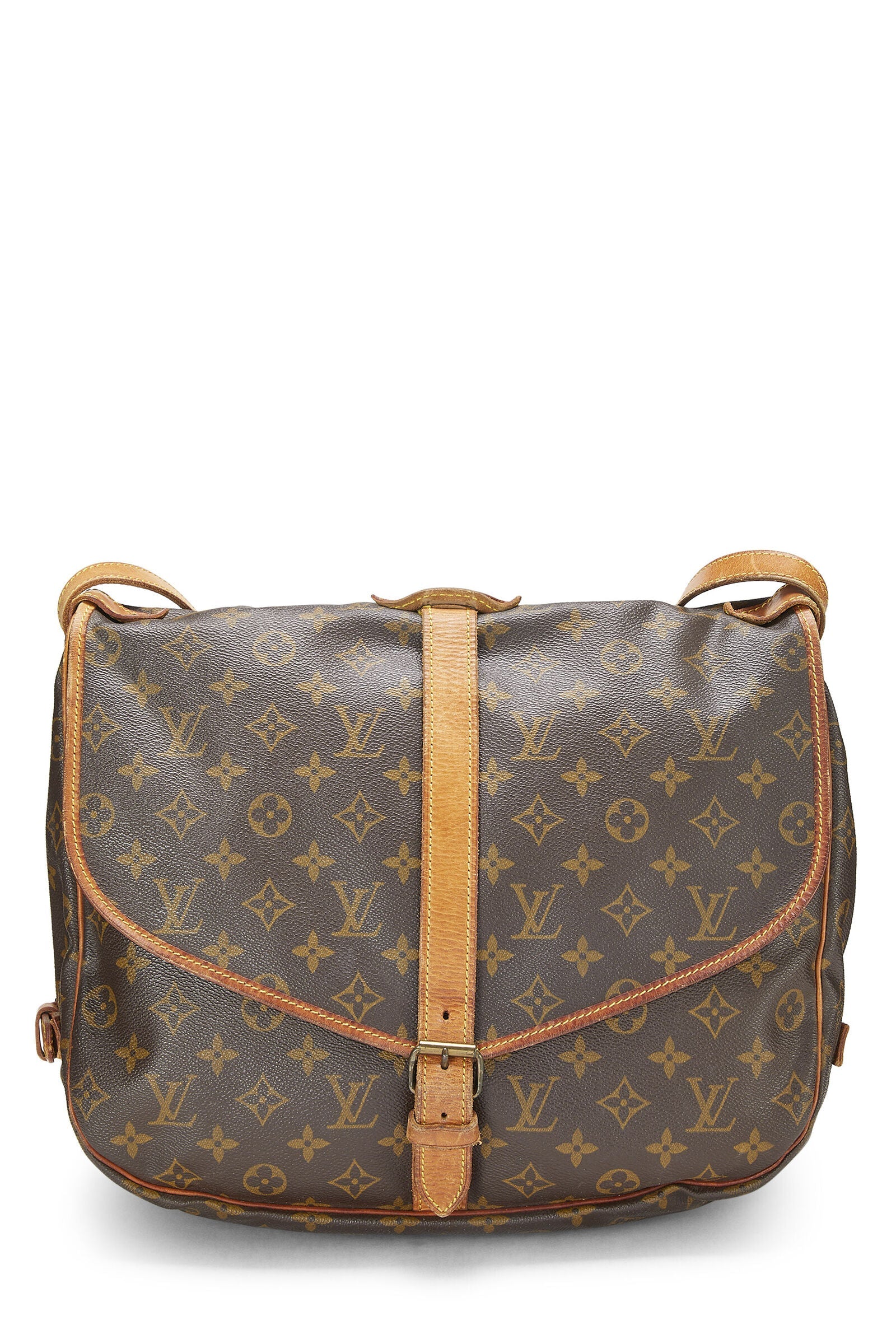LOUIS VUITTON MONOGRAM SAUMUR 35 CROSSBODY BAG