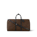 LOUIS VUITTON MONOGRAM MACASSAR KEEPALL BANDOULIÈRE 55 BAG