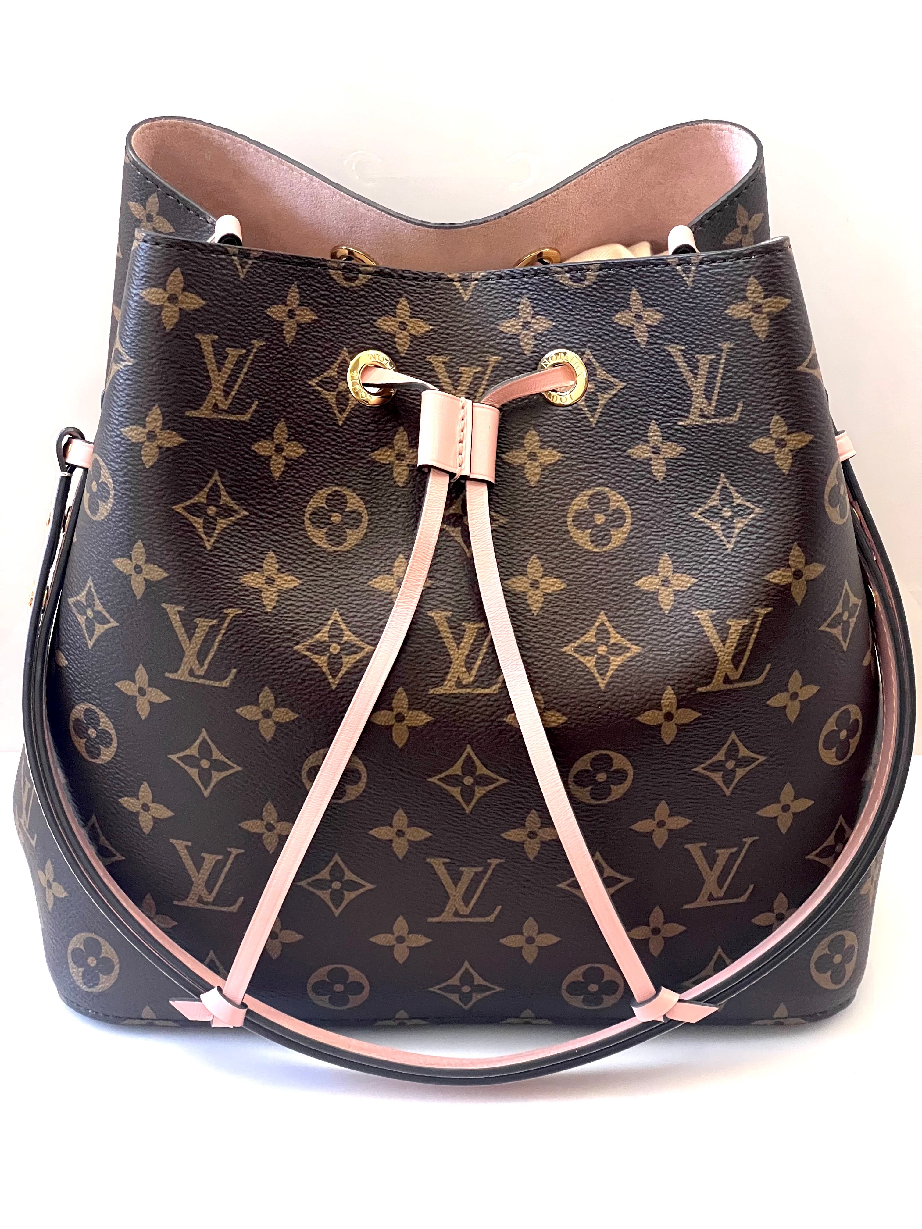 LOUIS VUITTON NÉONOÉ MONOGRAM BAG ROSE POUDRE