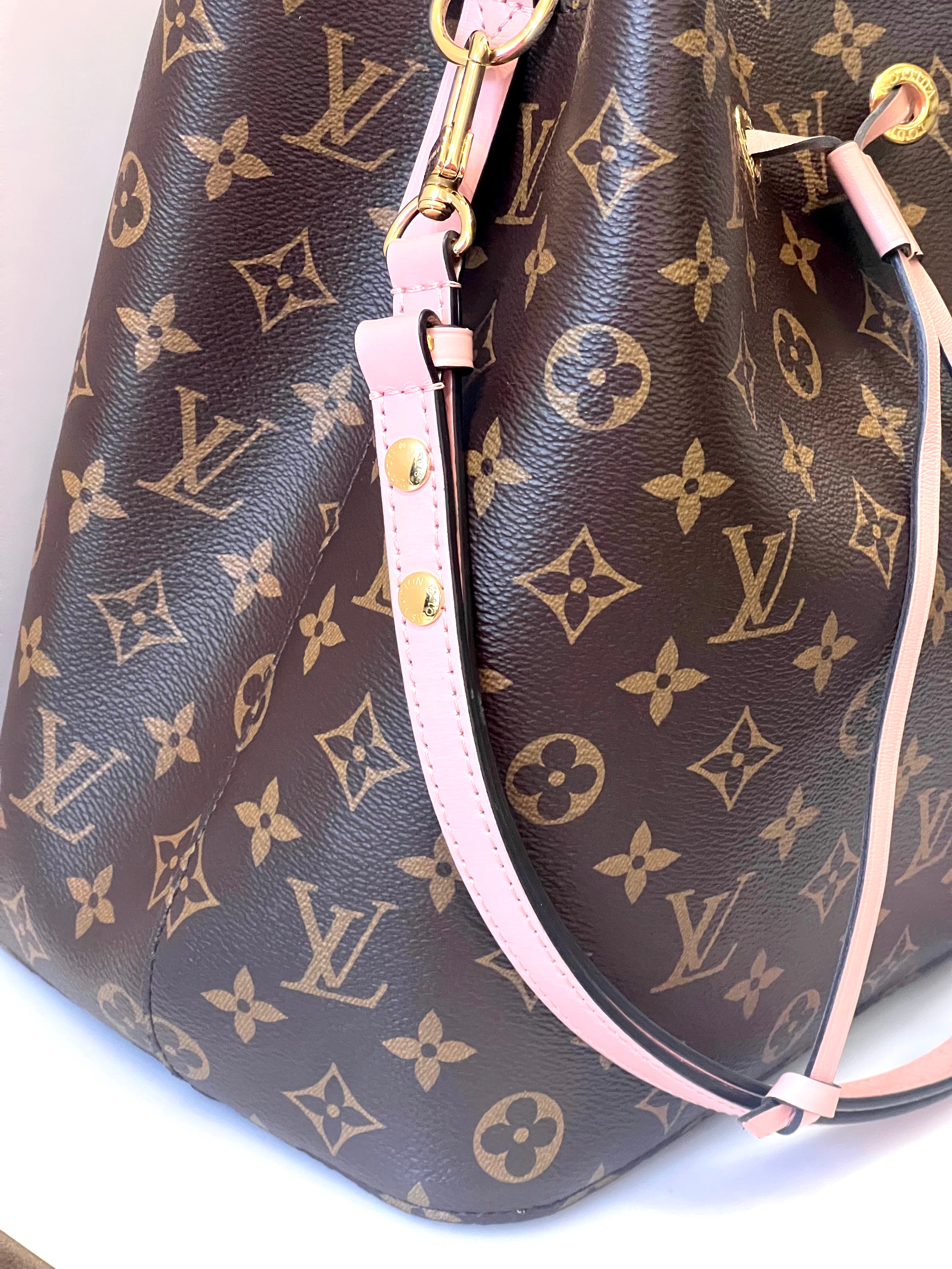 LOUIS VUITTON NÉONOÉ MONOGRAM BAG ROSE POUDRE