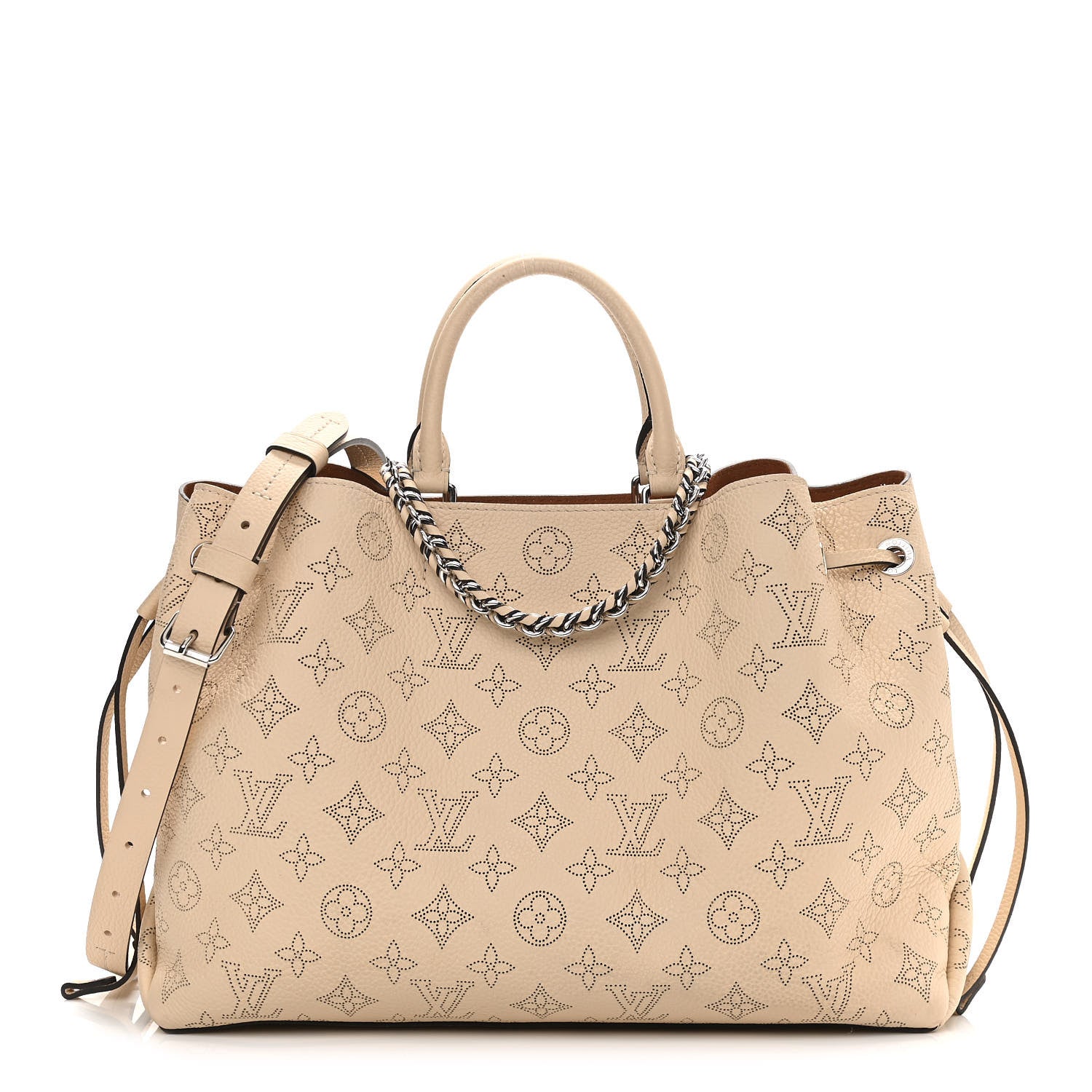 LOUIS VUITTON BELLA MAHINA LEATHER TOTE BAG