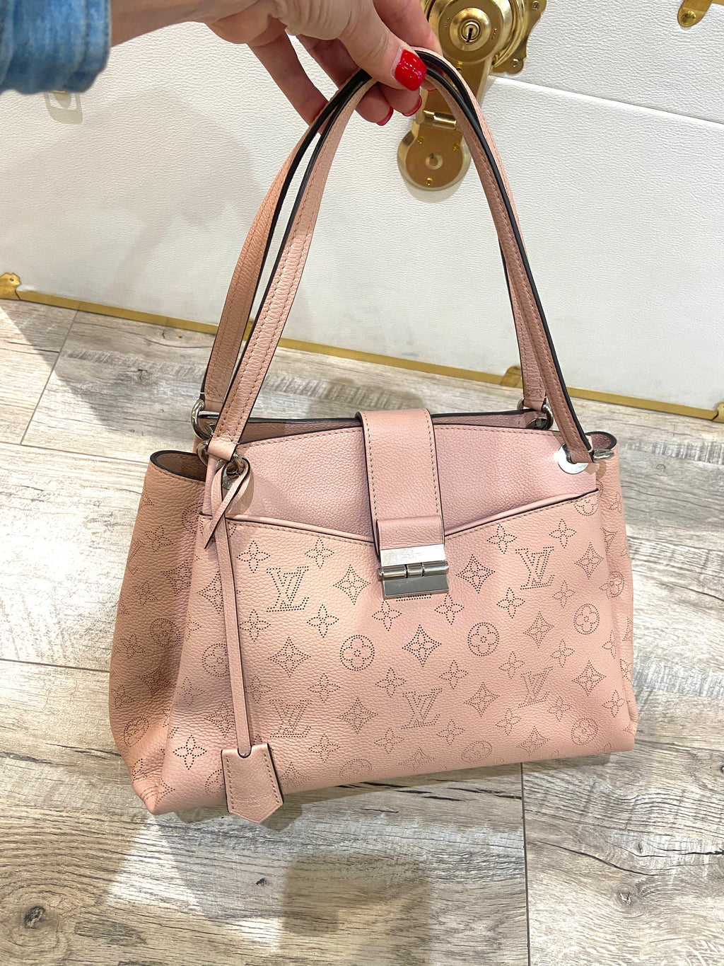 LOUIS VUITTON MONOGRAM SEVRES MAHINA CALFSKIN LEATHER