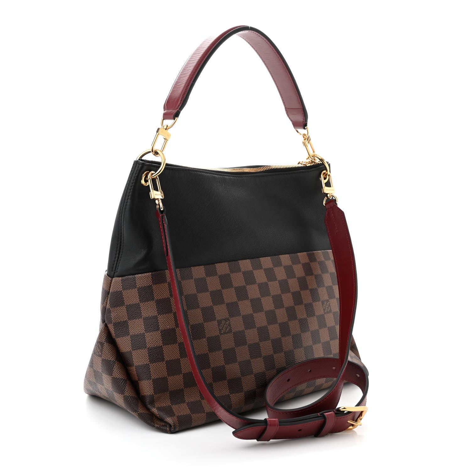 LOUIS VUITTON DAMIER EBENE MAIDA HOBO BAG