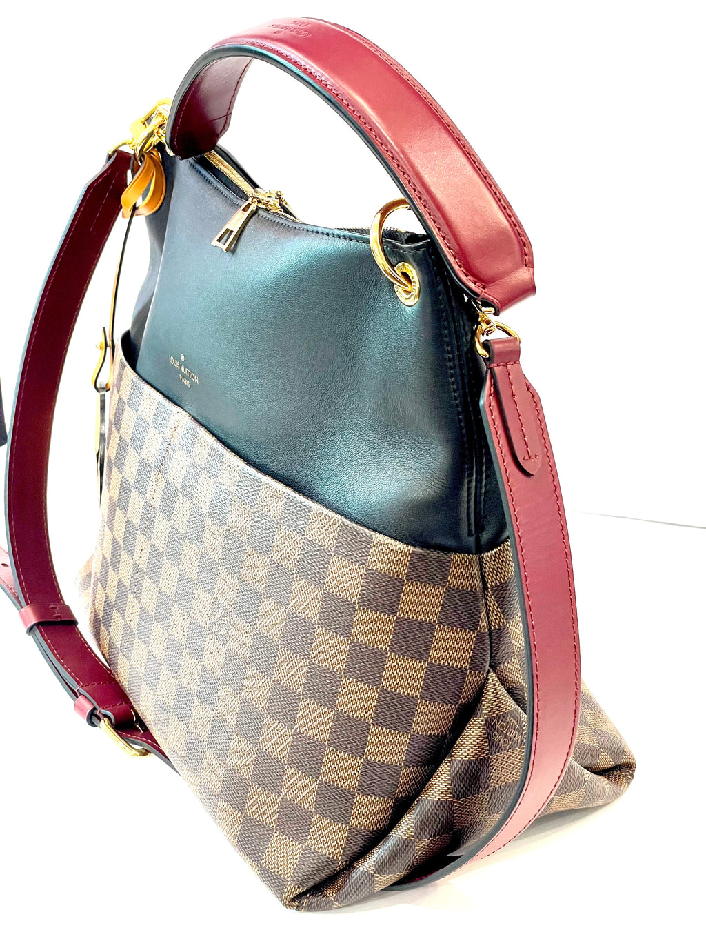 LOUIS VUITTON DAMIER EBENE MAIDA HOBO BAG