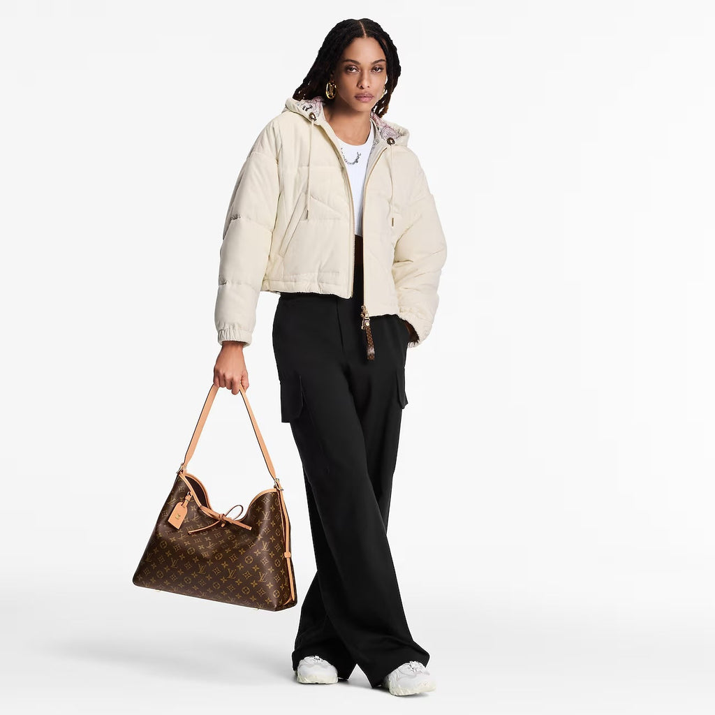 LOUIS VUITTON MONOGRAM CARRYALL MM SHOULDER BAG