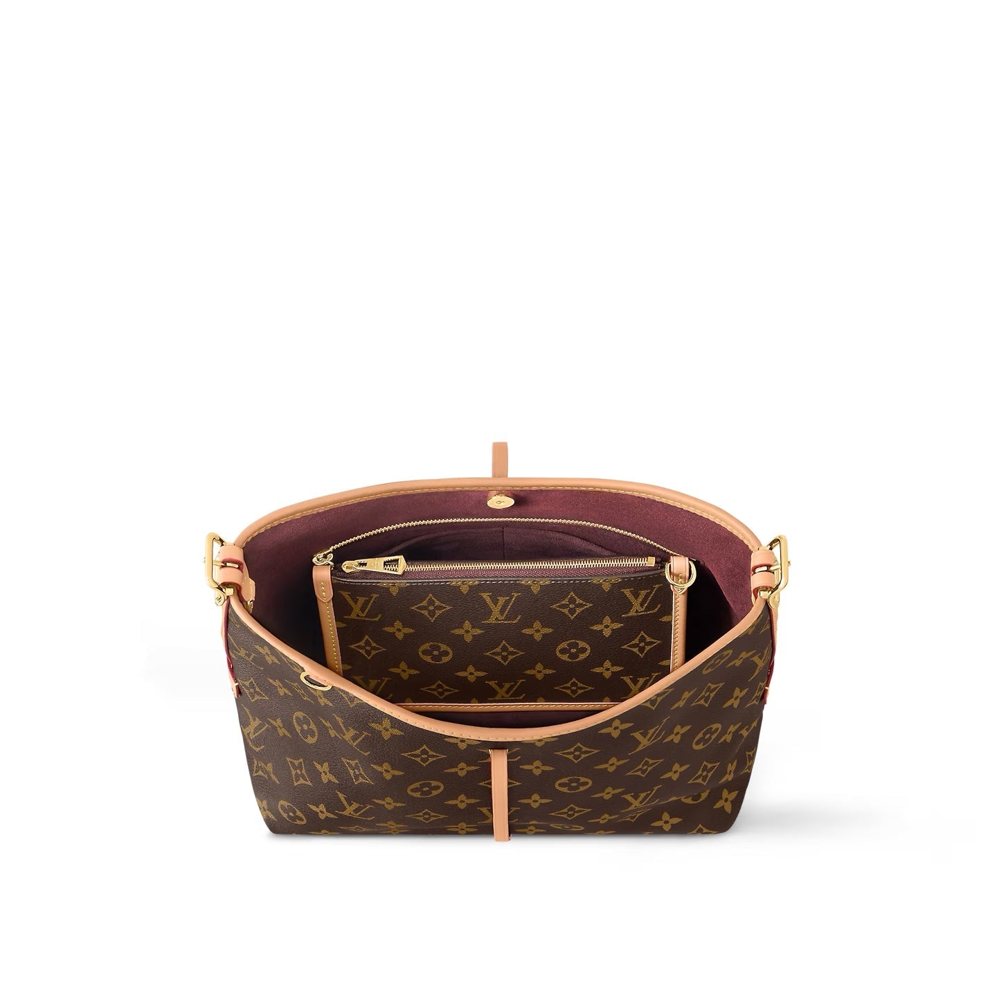 LOUIS VUITTON MONOGRAM CARRYALL PM SHOULDER BAG