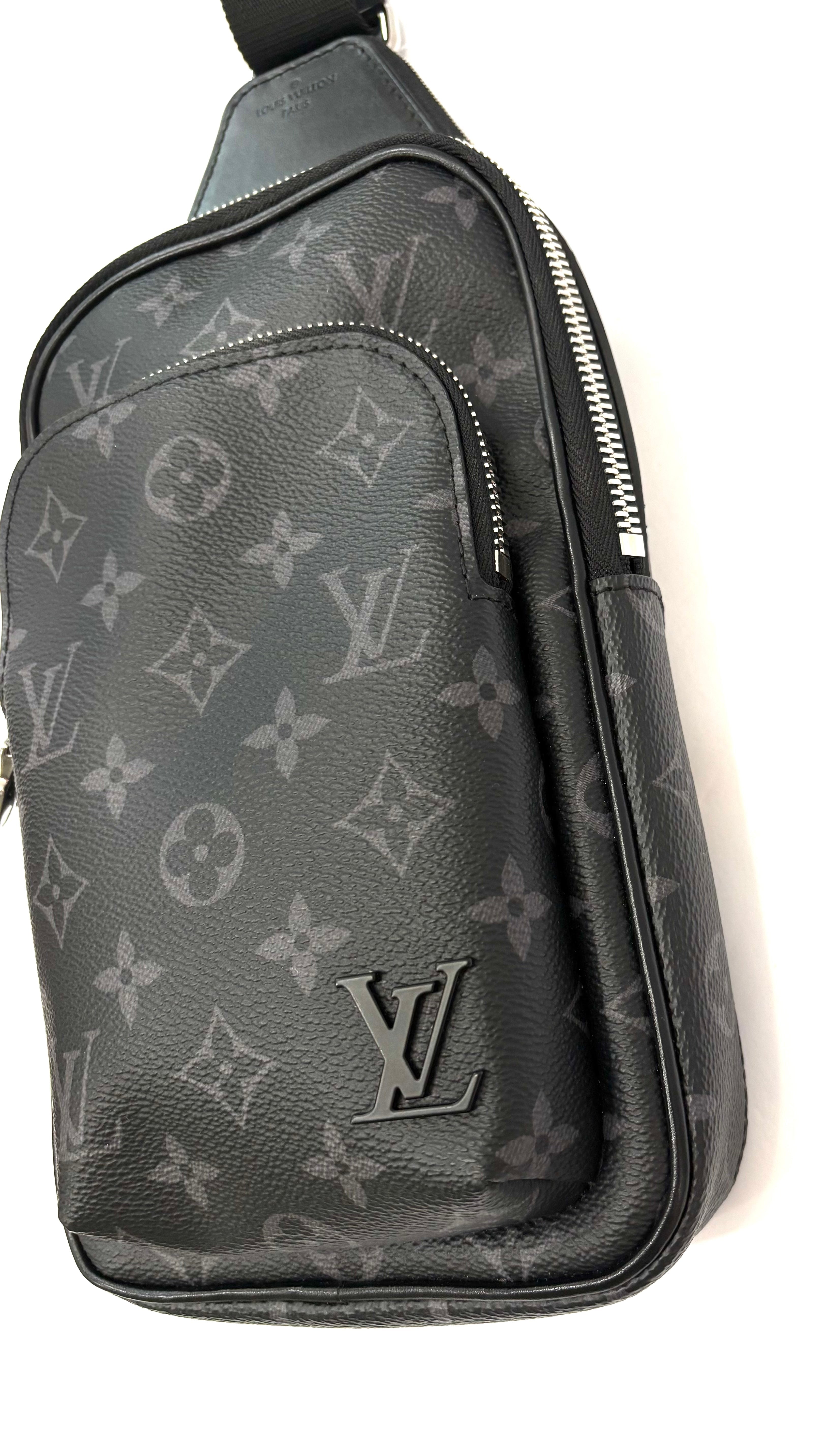 LOUIS VUITTON MONOGRAM ECLIPSE AVENUE SLINGBAG PM BAG