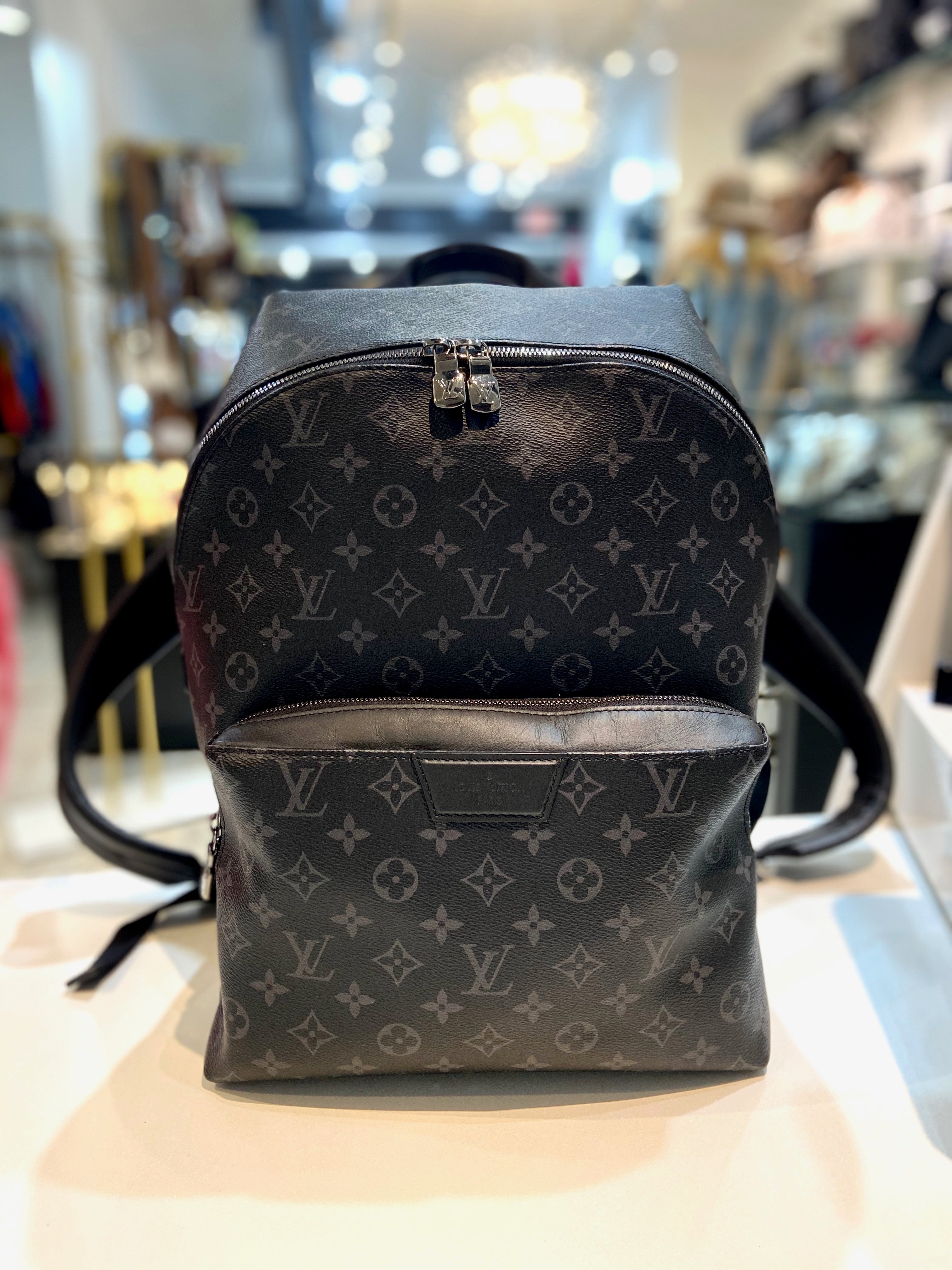 LOUIS VUITTON MONOGRAM ECLIPSE DISCOVERY BACKPACK PM