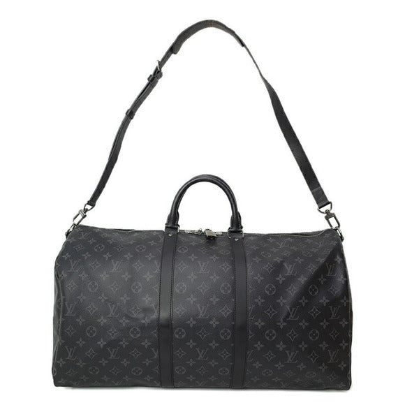 LOUIS VUITTON MONOGRAM ECLIPSE KEEPALL BANDOULIÈRE 55 BAG