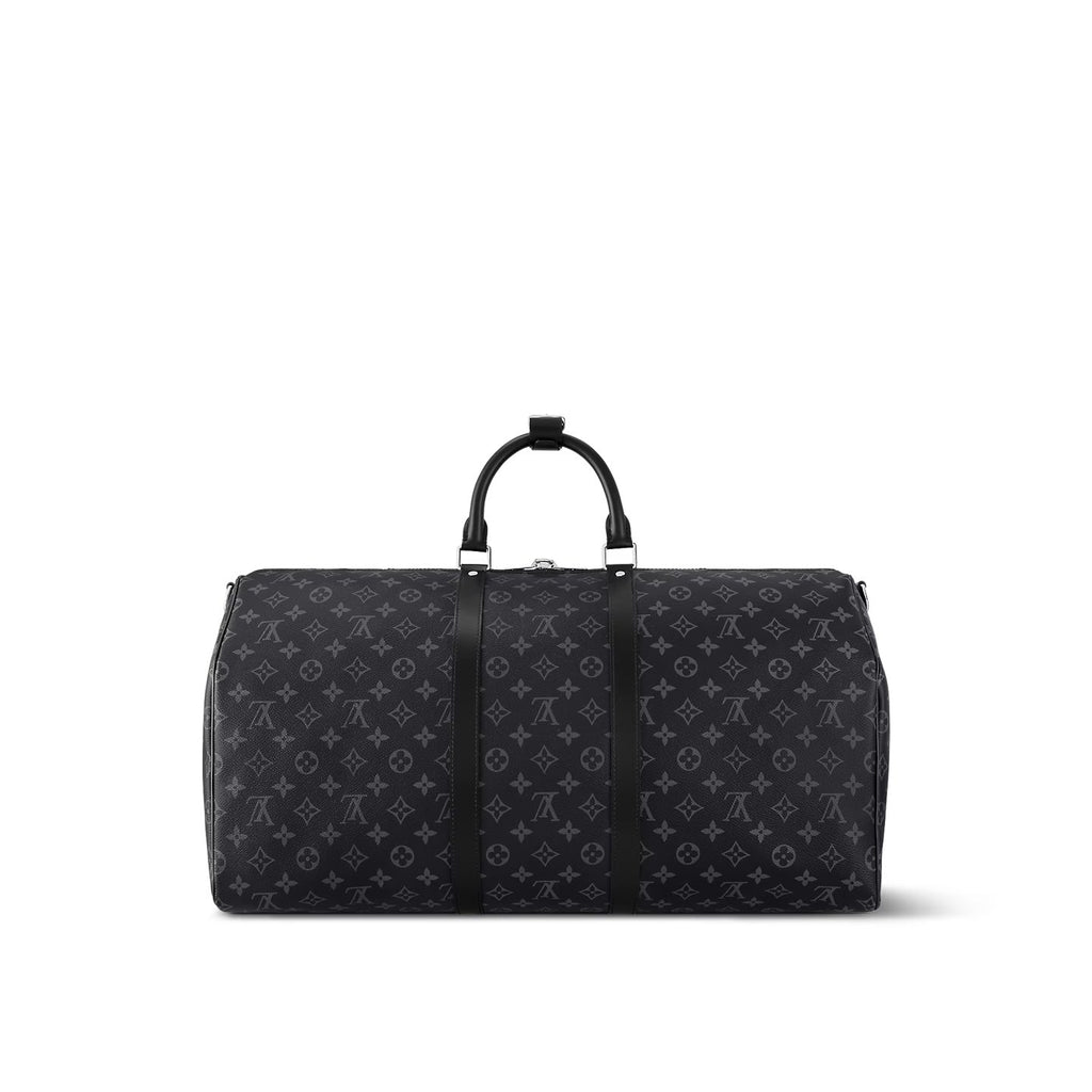LOUIS VUITTON MONOGRAM ECLIPSE KEEPALL BANDOULIÈRE 55 BAG