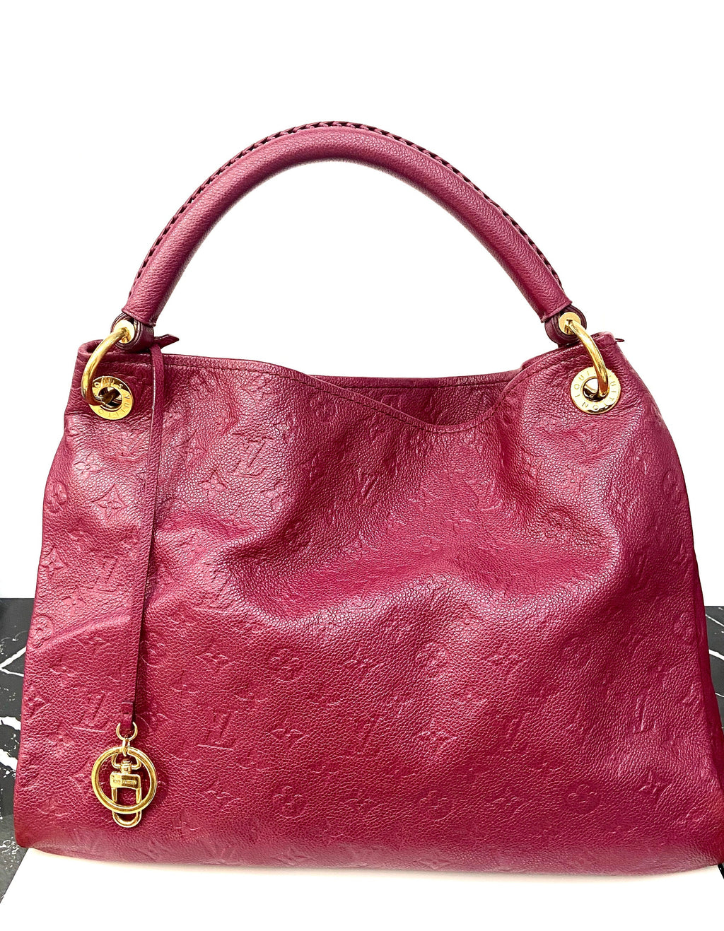 LOUIS VUITTON MONOGRAM EMPREINTE LEATHER ARTSY MM BAG