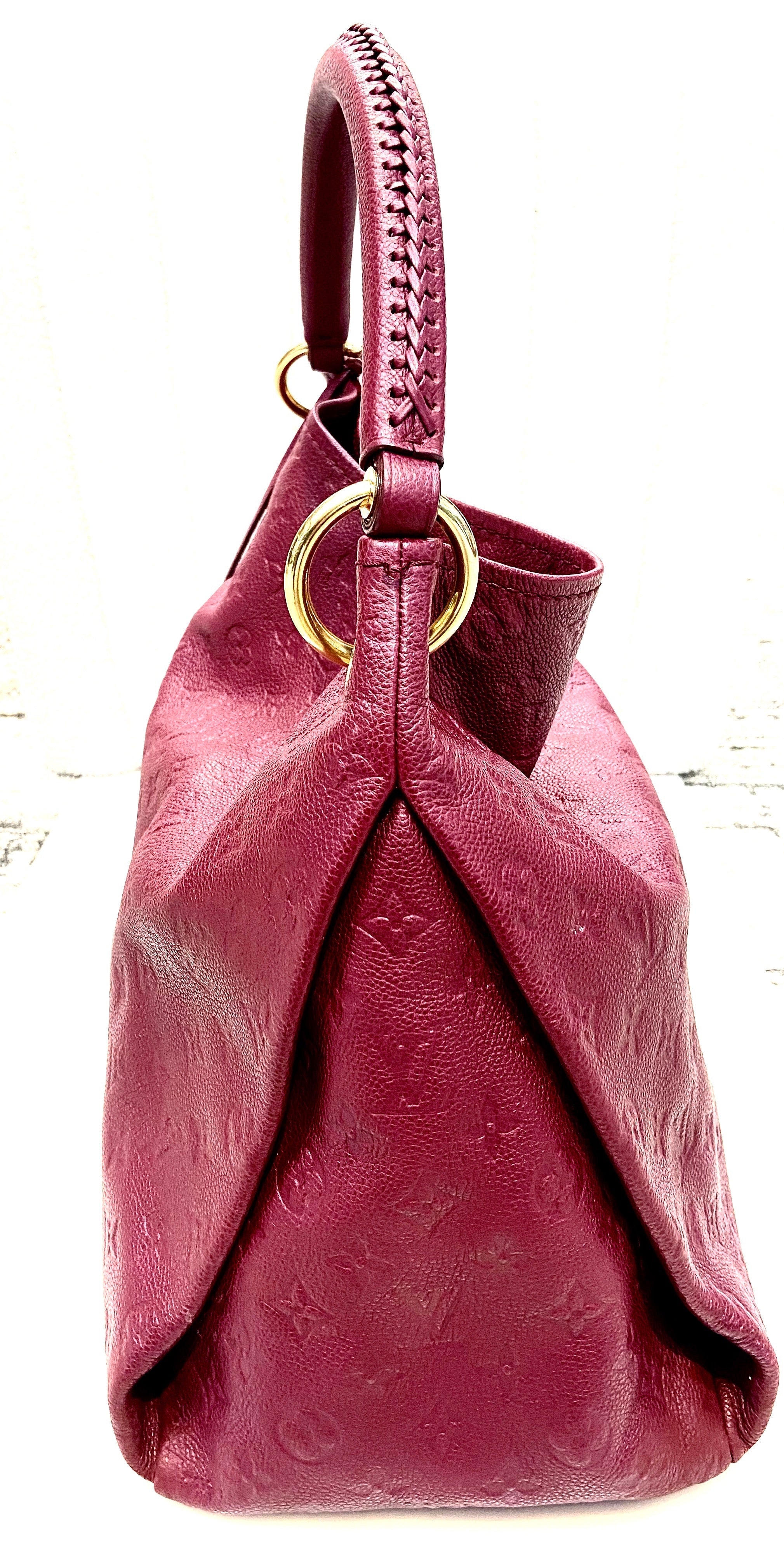 LOUIS VUITTON MONOGRAM EMPREINTE LEATHER ARTSY MM BAG
