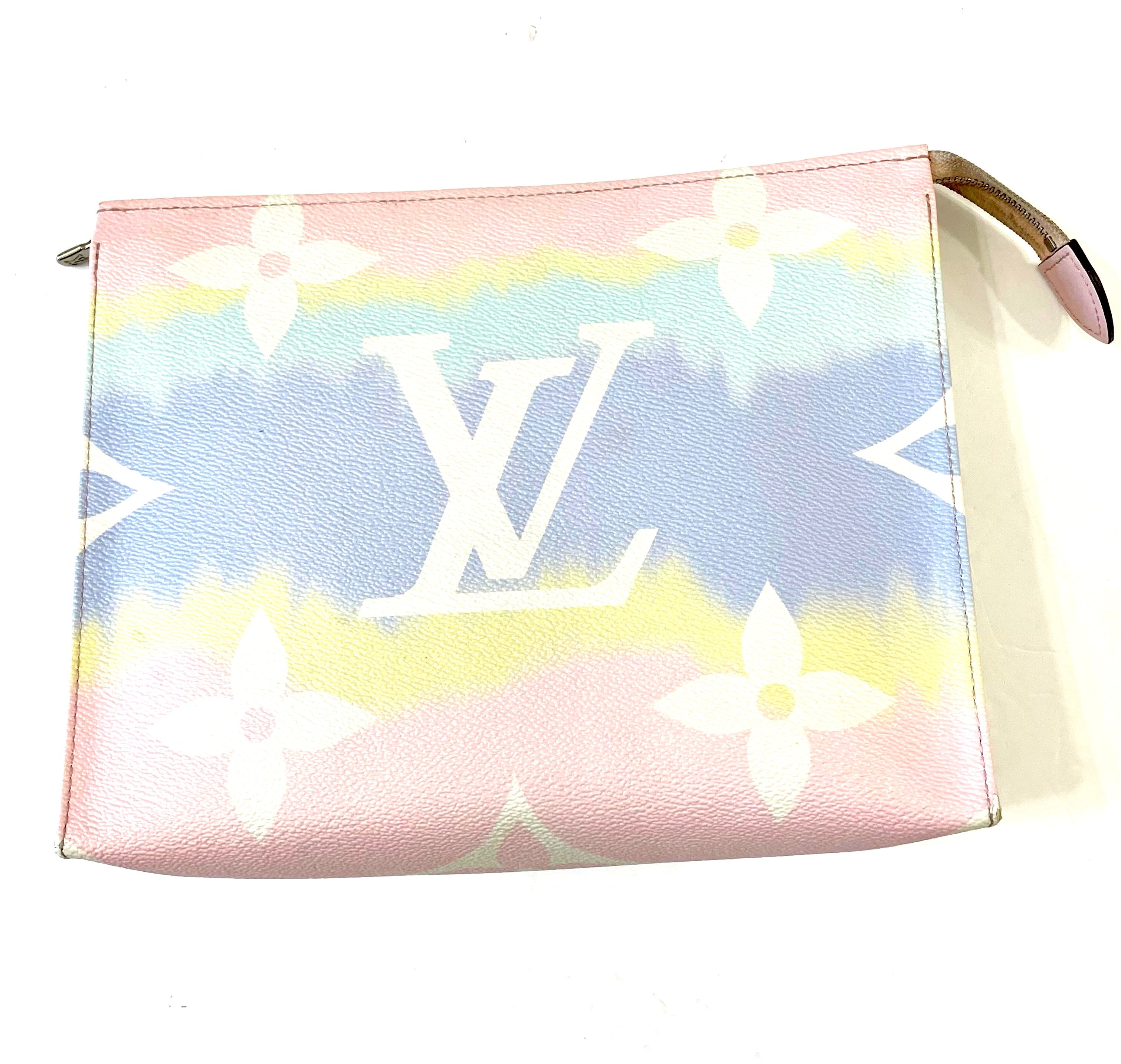 LOUIS VUITTON MONOGRAM ESCALE PASTEL TOILETRY POUCH 26