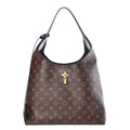 LOUIS VUITTON MONOGRAM FLOWER HOBO BAG BLACK