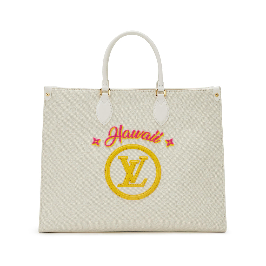LOUIS VUITTON MONOGRAM JACQUARD HAWAII ON THE GO GM