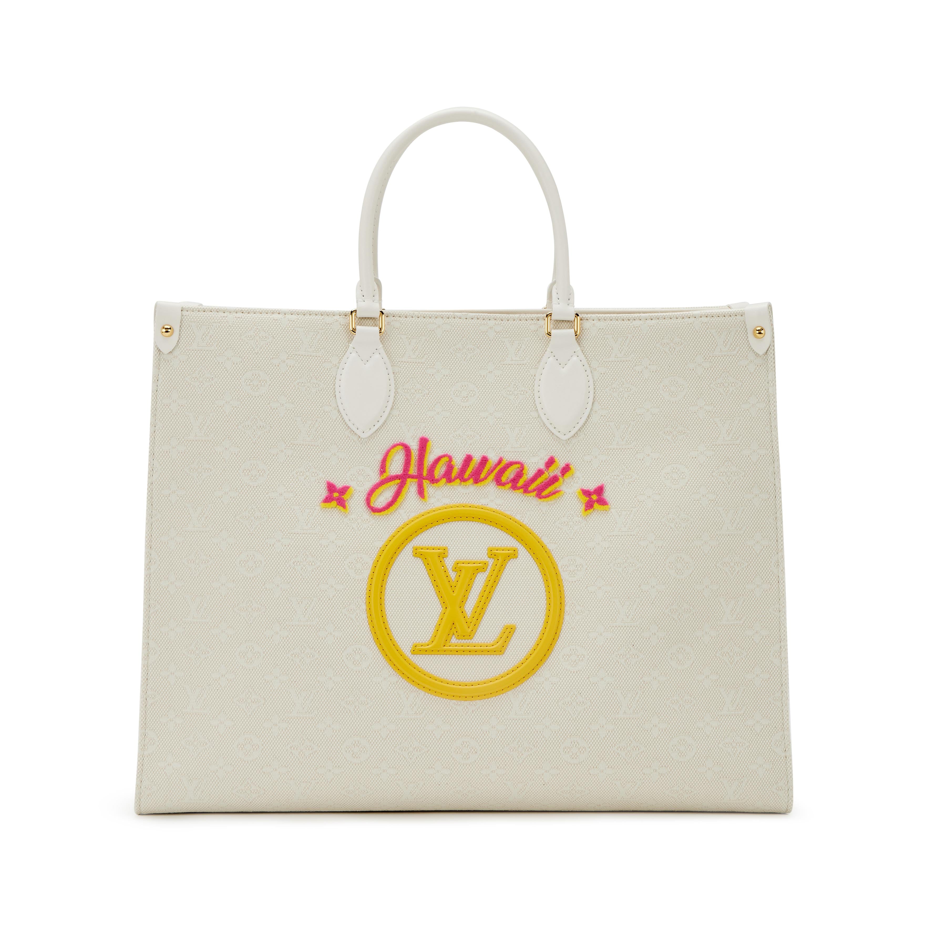LOUIS VUITTON MONOGRAM JACQUARD HAWAII ON THE GO GM