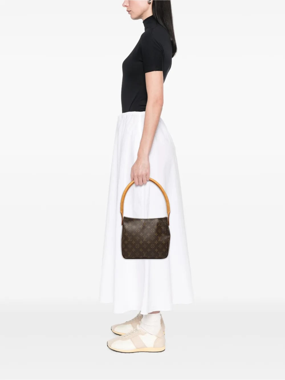 LOUIS VUITTON LOOPING MONOGRAM CANVAS MM HANDBAG