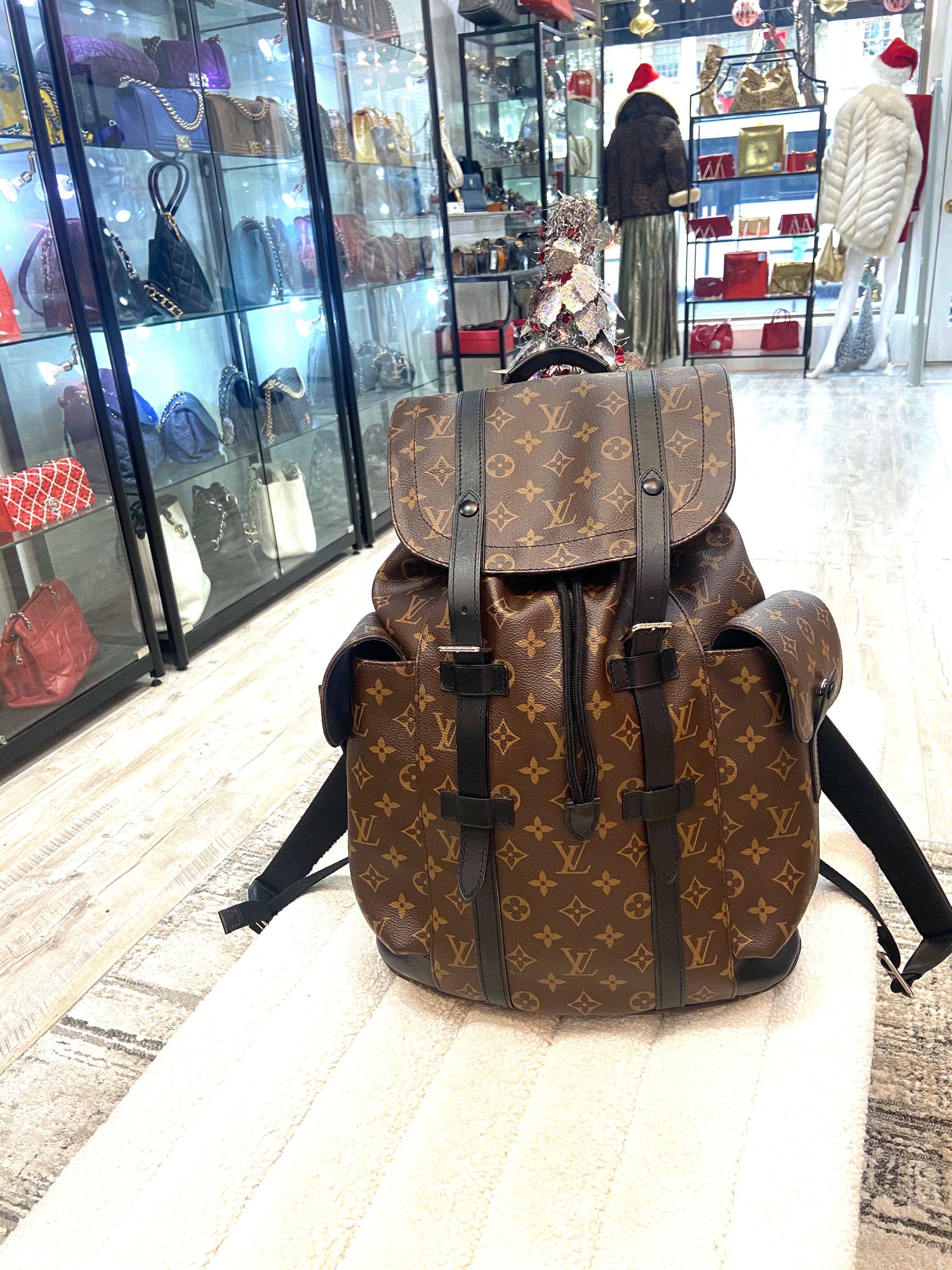 LOUIS VUITTON MONOGRAM MACASSAR CHRISTOPHER PM BACKPACK