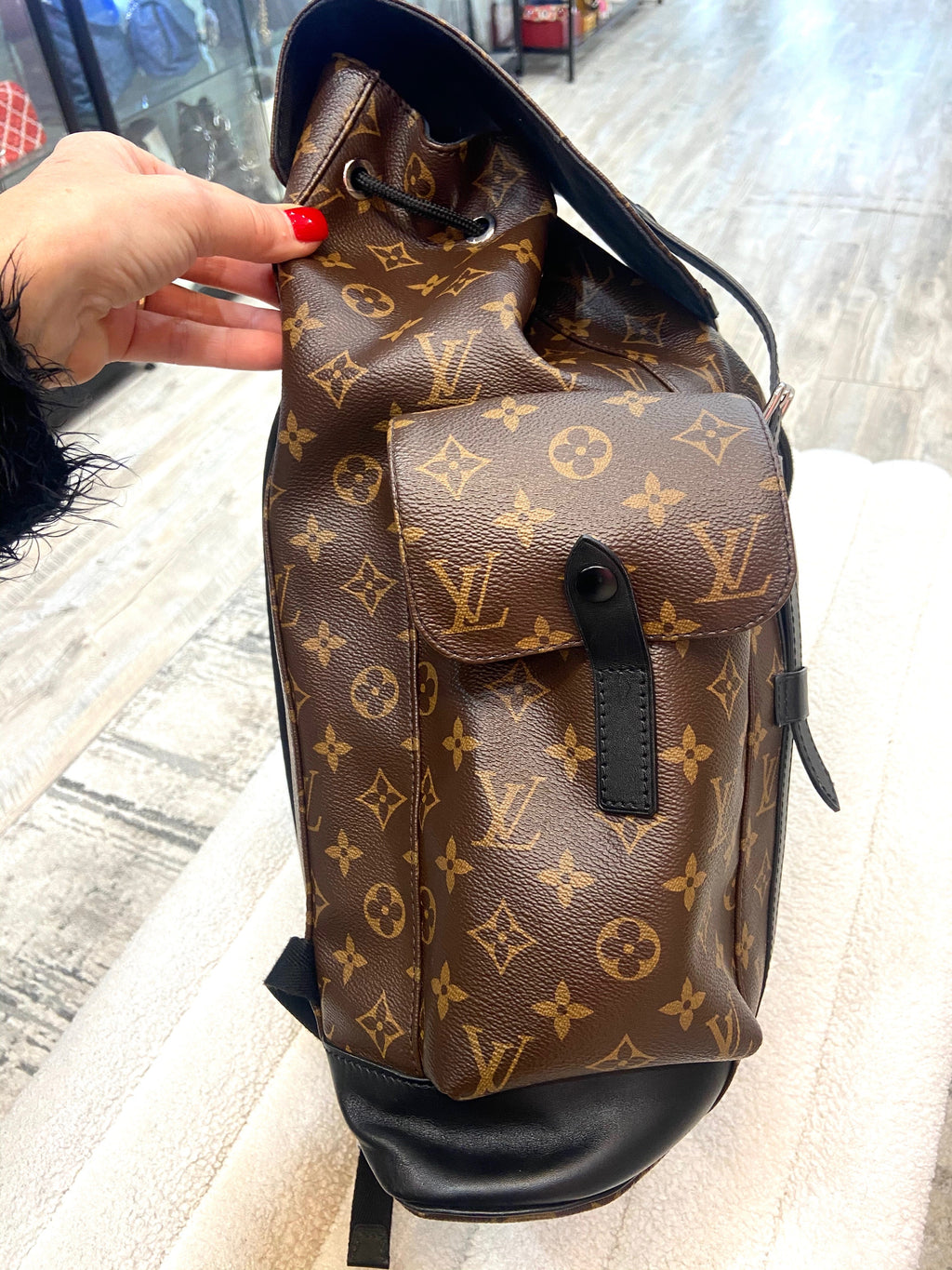 LOUIS VUITTON MONOGRAM MACASSAR CHRISTOPHER PM BACKPACK