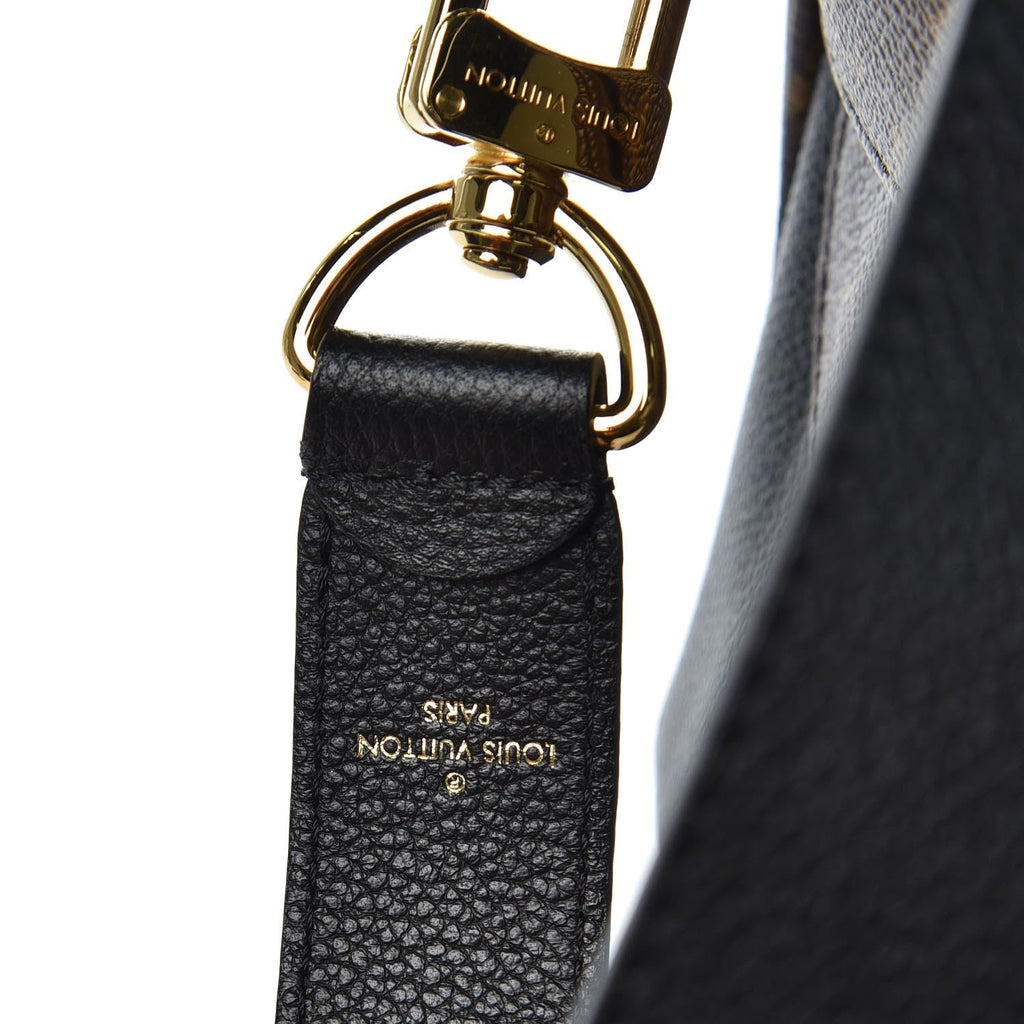 LOUIS VUITTON MONOGRAM MANHATTAN NM BLACK BAG
