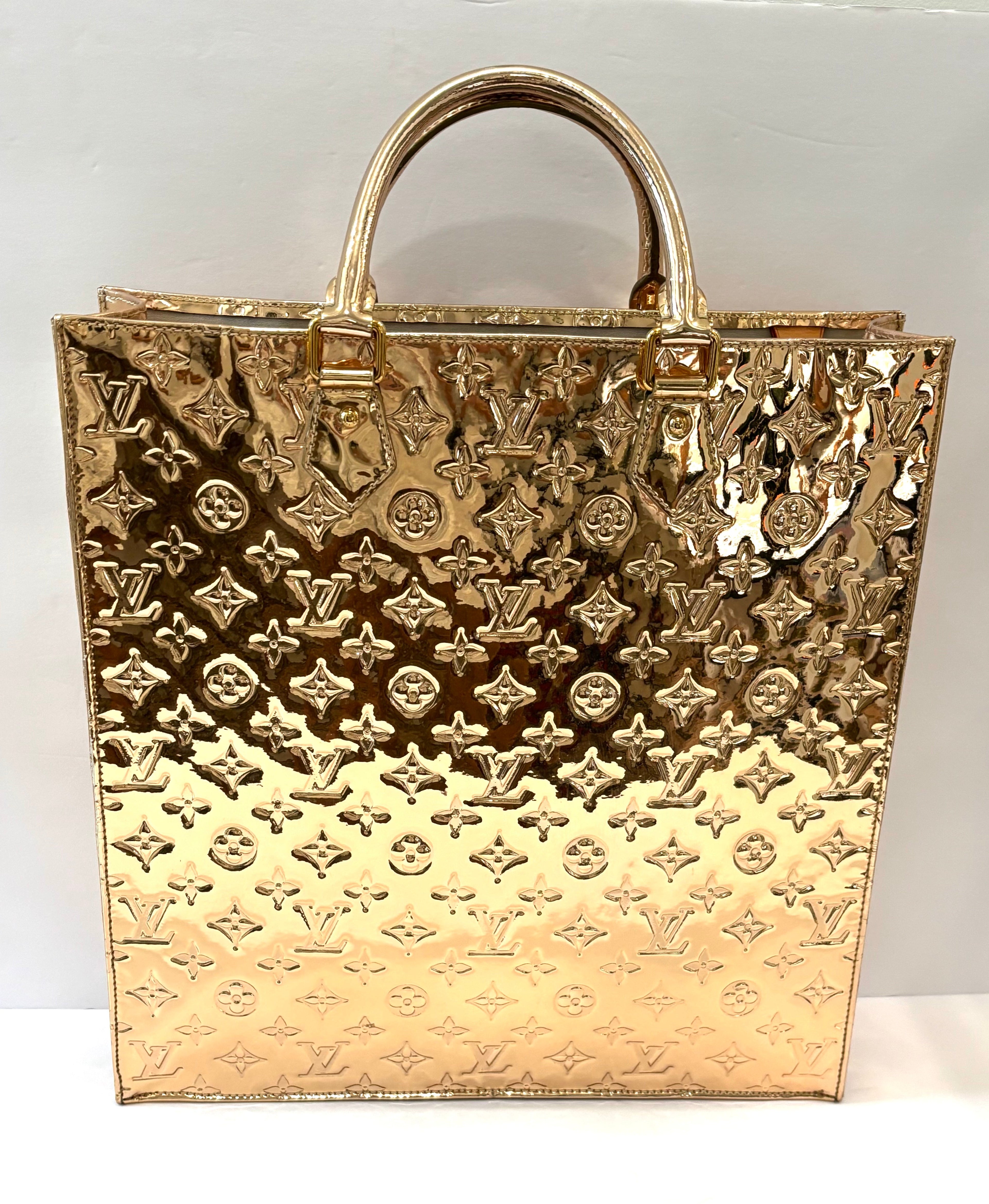 LOUIS VUITTON MONOGRAM MIROIR SAC PLATE TOTE BAG