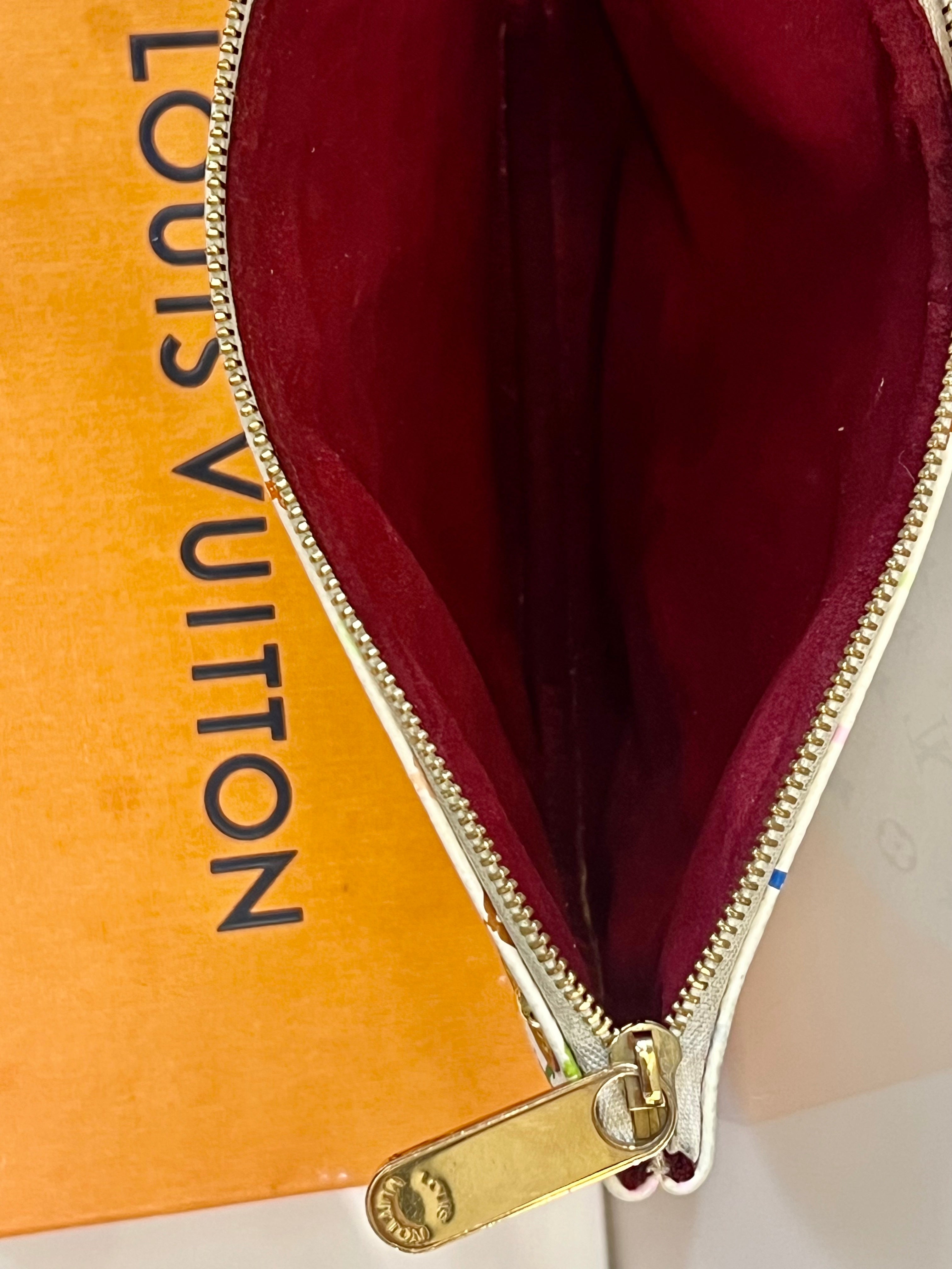 LOUIS VUITTON MULTICOLOR MONOGRAM POCHETTE PLATE GM