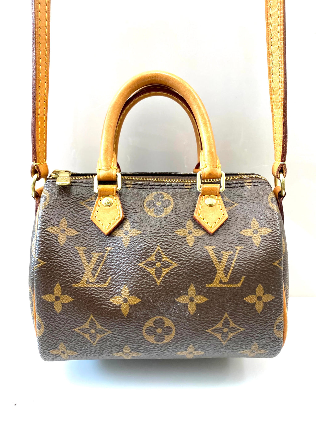 LOUIS VUITTON MONOGRAM NANO SPEEDY SHOULDER BAG