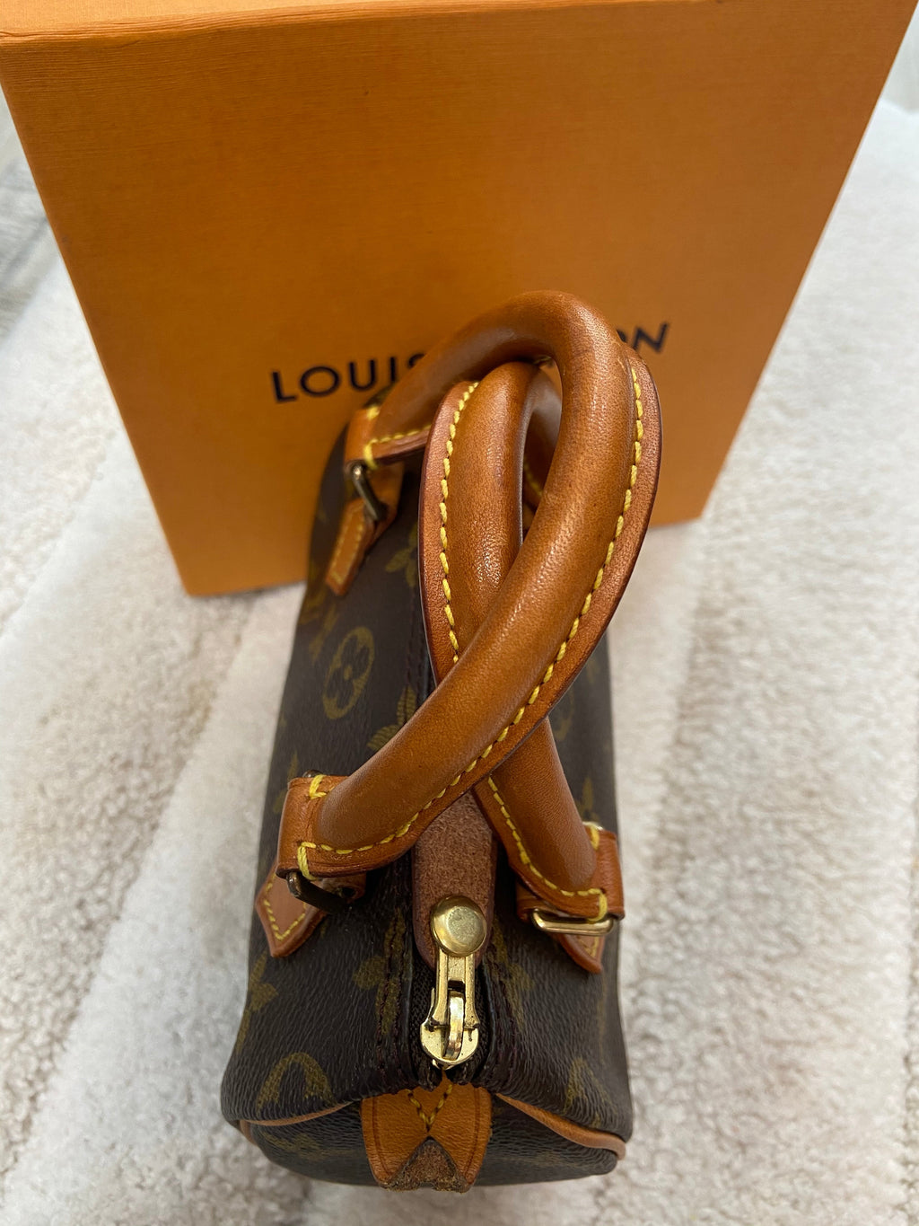 LOUIS VUITTON MONOGRAM NANO SPEEDY HANDBAG