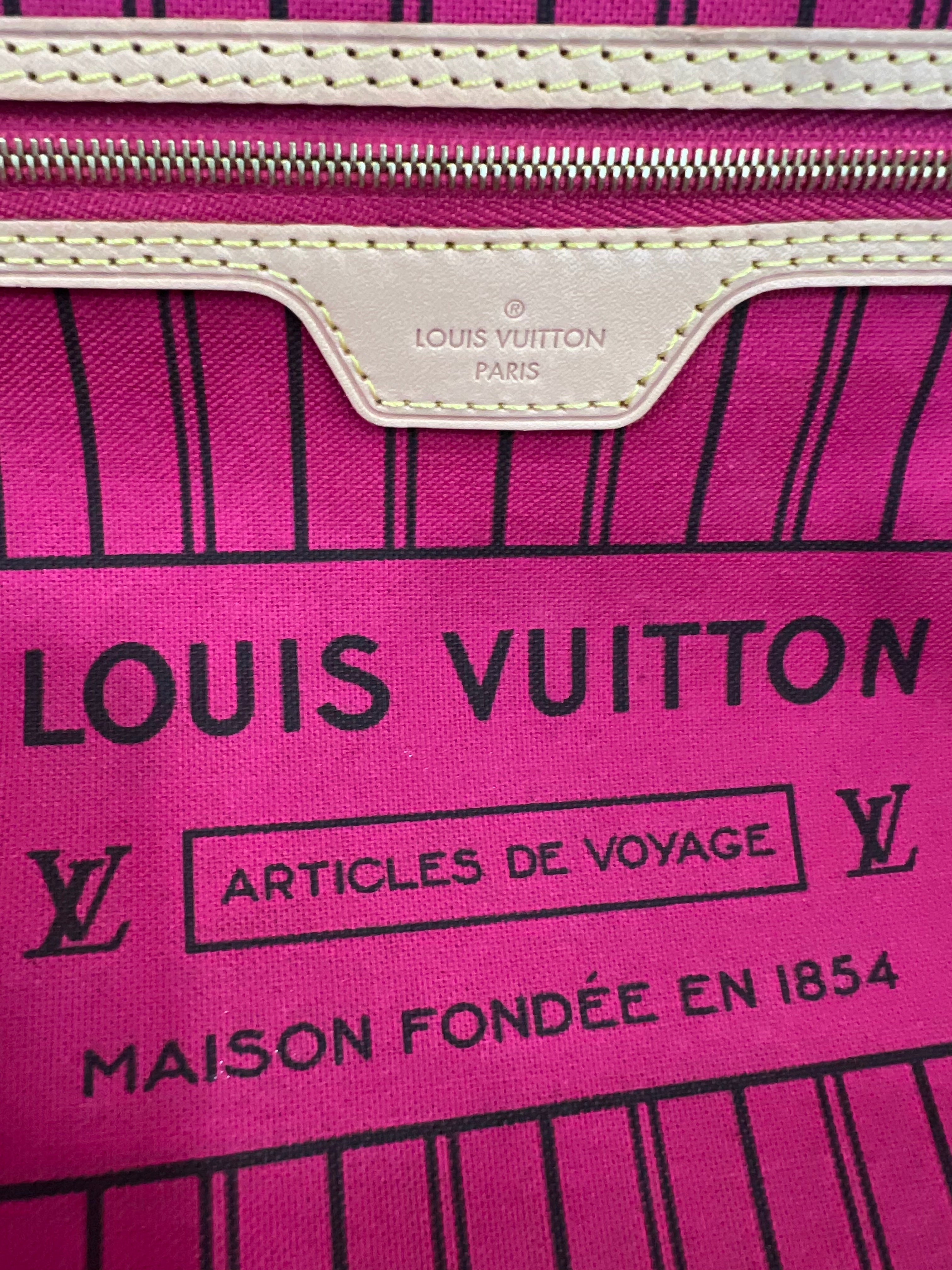 LOUIS VUITTON MONOGRAM NEVERFULL GM TOTE BAG