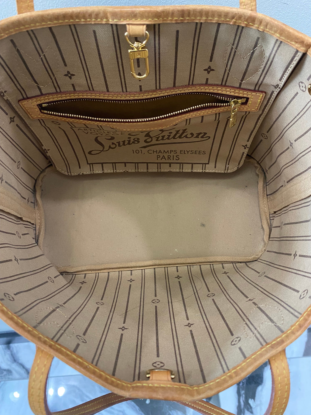 LOUIS VUITTON MONOGRAM NEVERFULL PM TOTE BAG