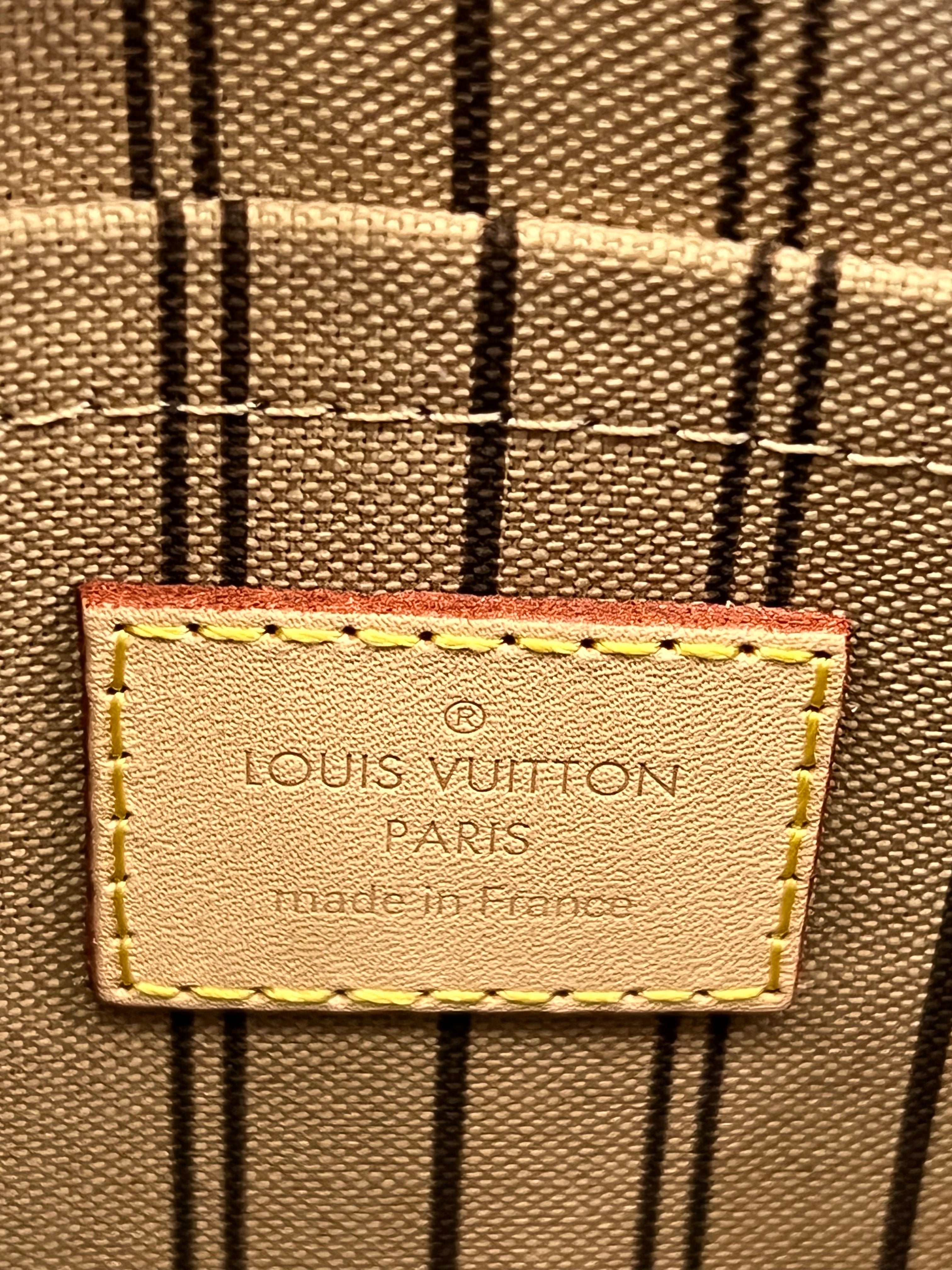 LOUIS VUITTON MONOGRAM NEVERFULL MM GM POCHETTE