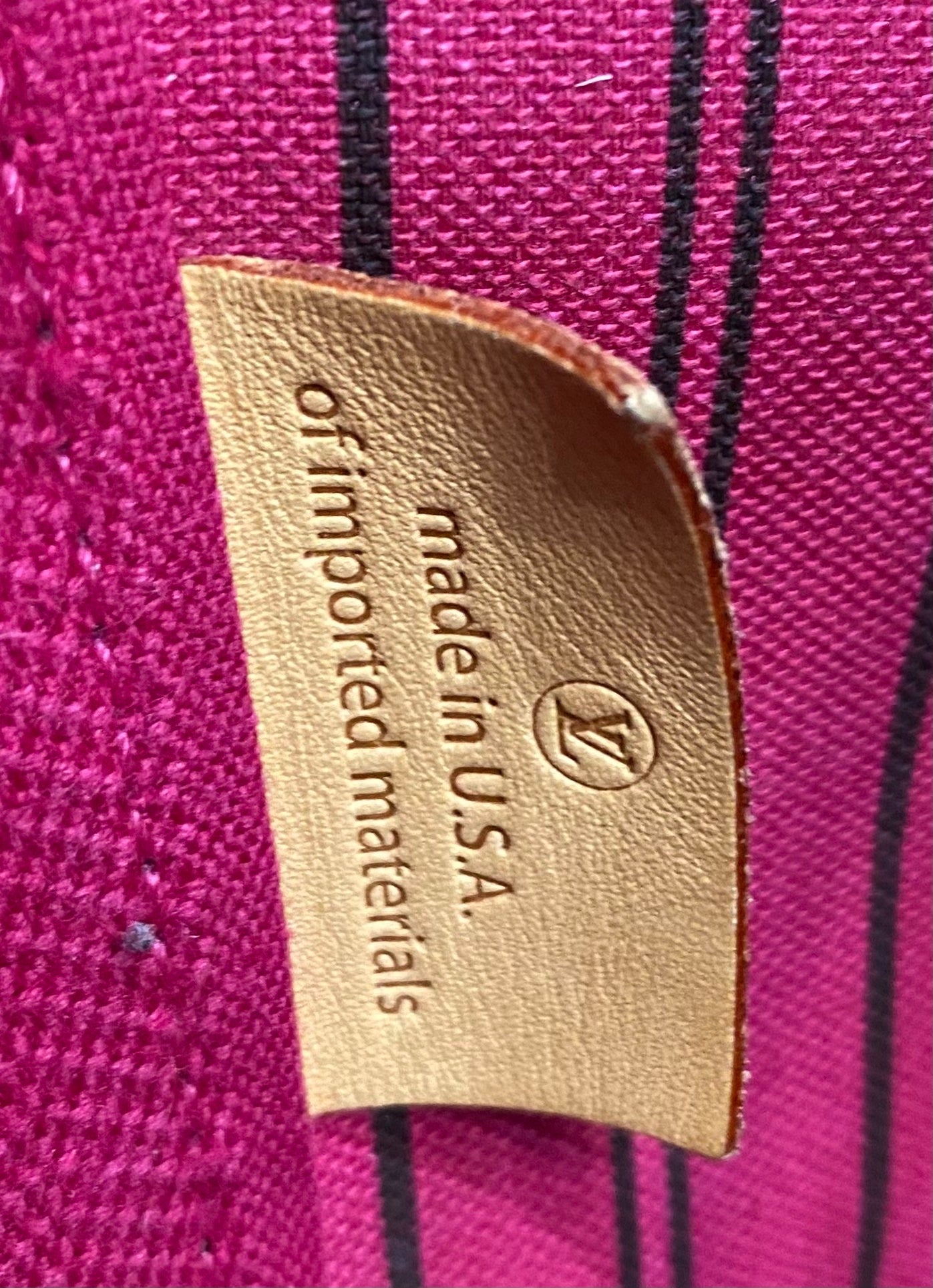 LOUIS VUITTON MONOGRAM NEVERFULL MM TOTE BAG