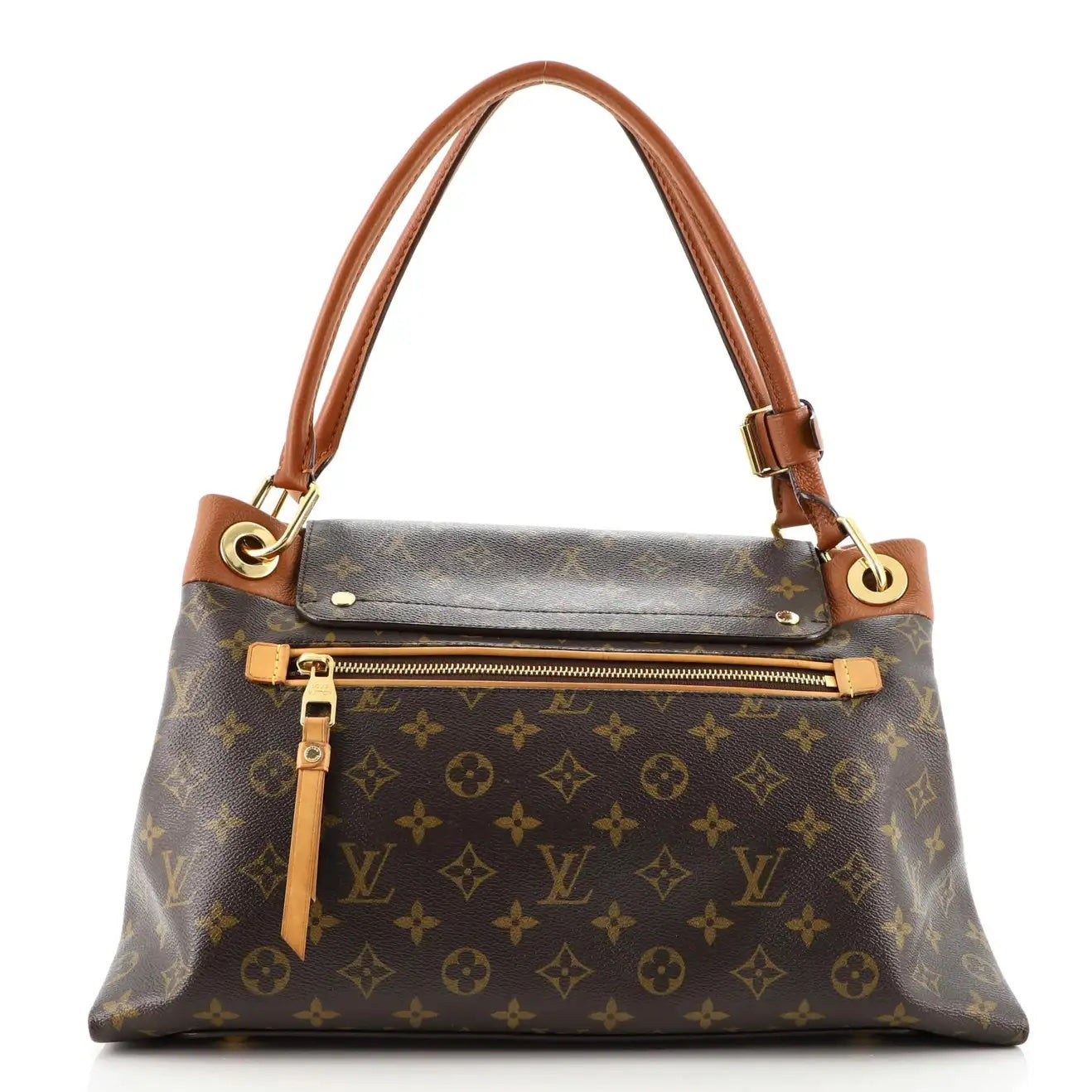 LOUIS VUITTON MONOGRAM OLYMPE CAMEL SHOULDER BAG