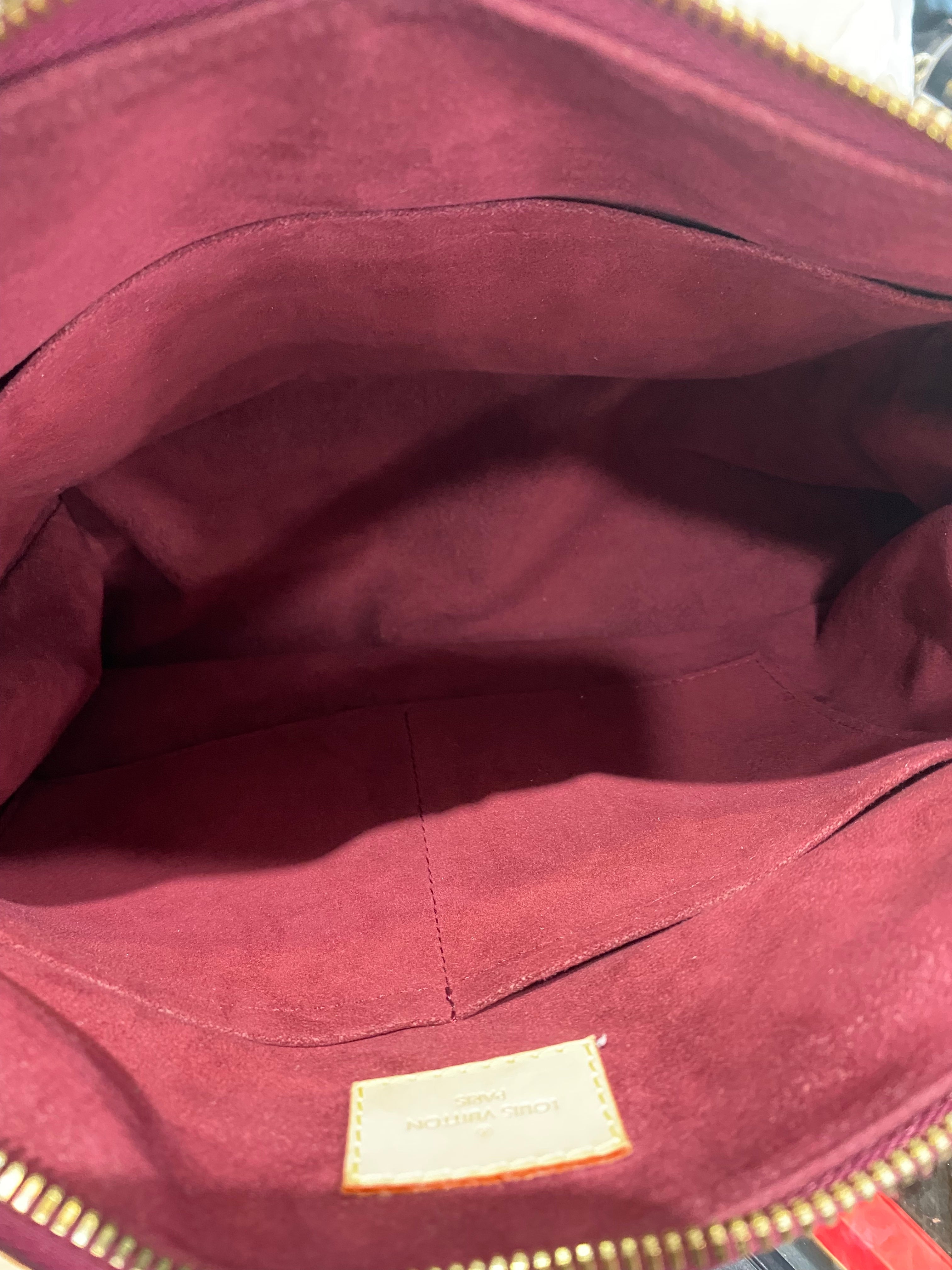 LOUIS VUITTON MONOGRAM PALLAS DAHLIA SHOULDER BAG