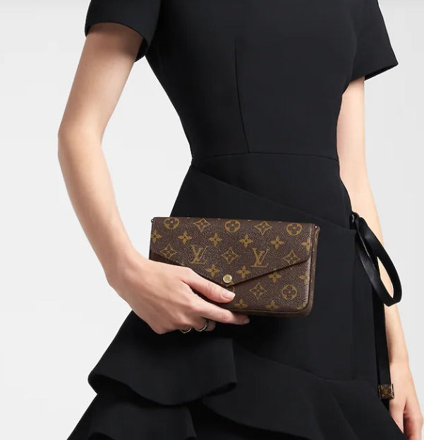 LOUIS VUITTON MONOGRAM POCHETTE FÉLICIE CHAIN BAG