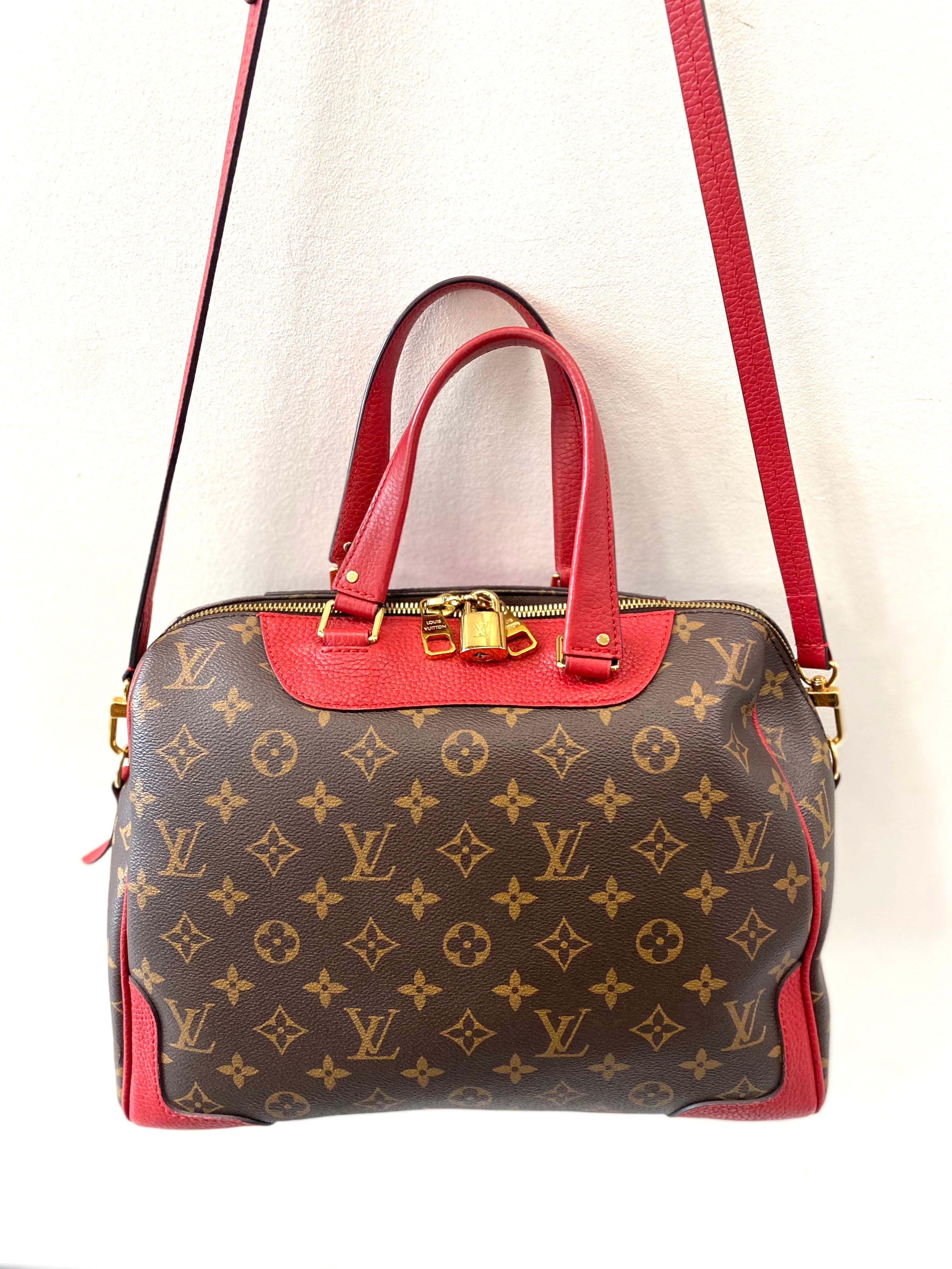 LOUIS VUITTON MONOGRAM RETIRO NM CHERRY