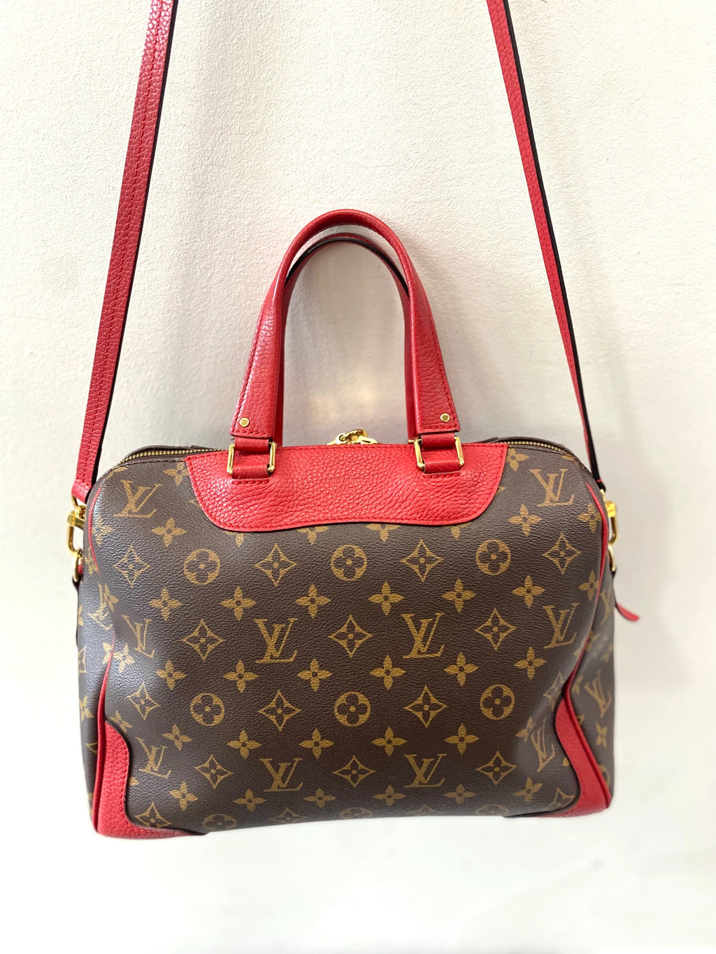 LOUIS VUITTON MONOGRAM RETIRO NM CHERRY