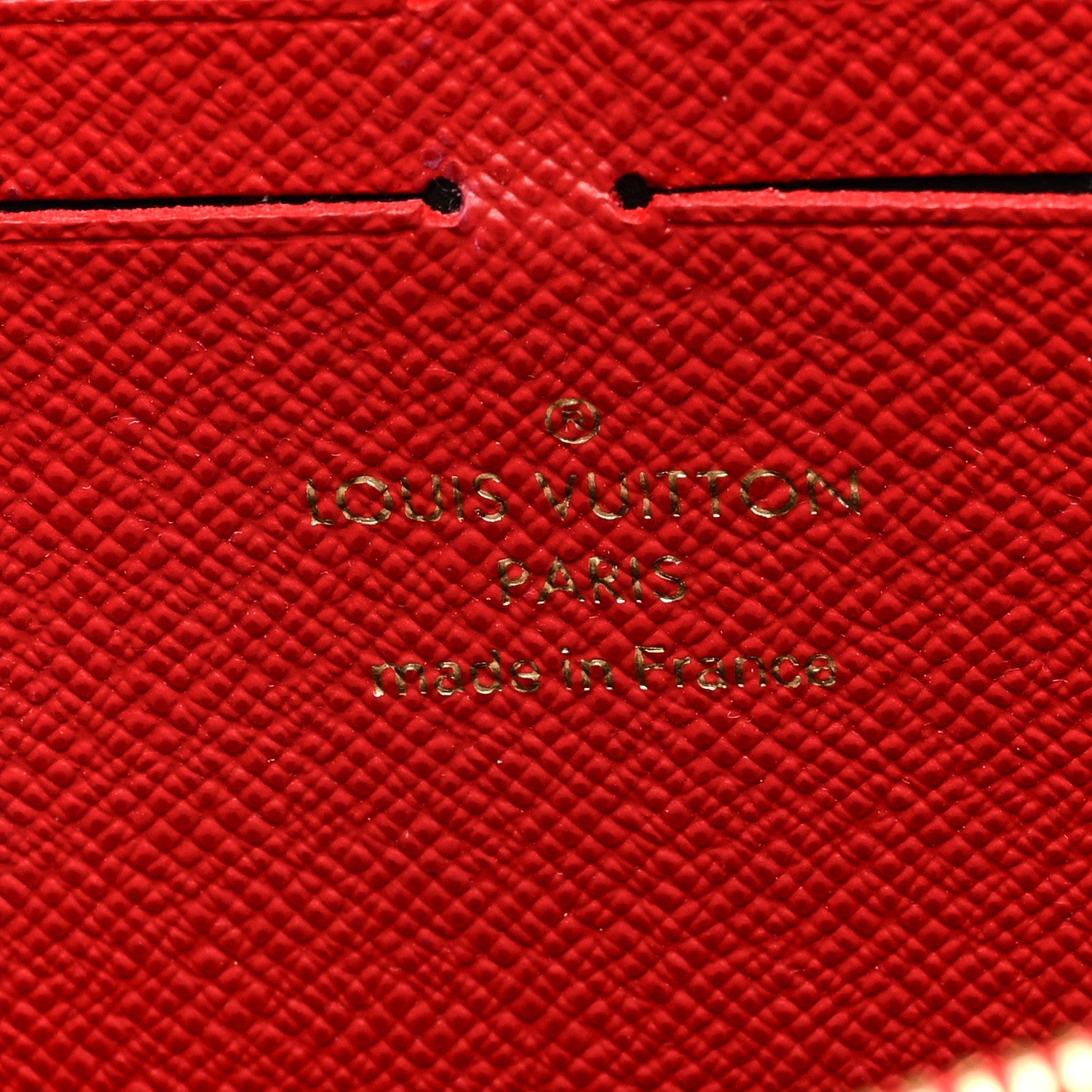 LOUIS VUITTON MONOGRAM RETIRO ZIPPY WALLET IN CHERRY