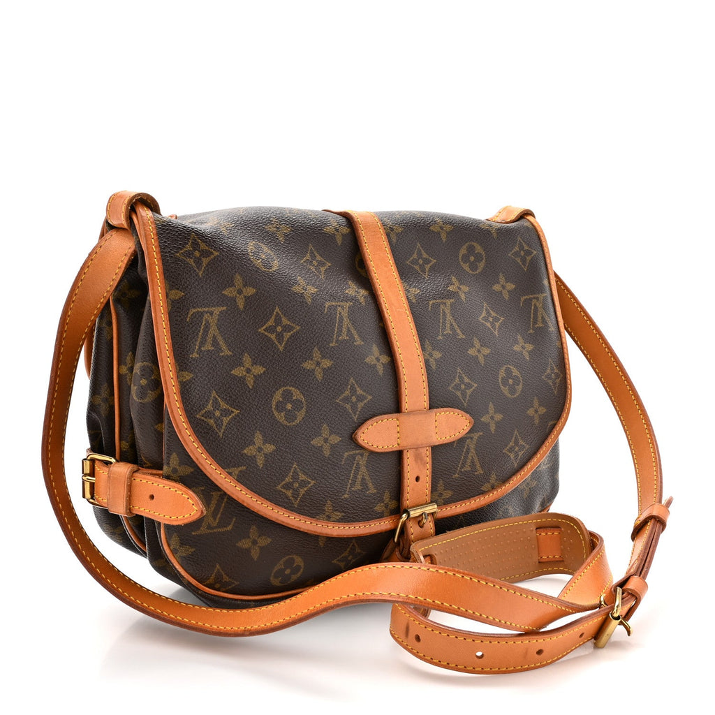LOUIS VUITTON MONOGRAM SAUMUR 30 SHOULDER BAG