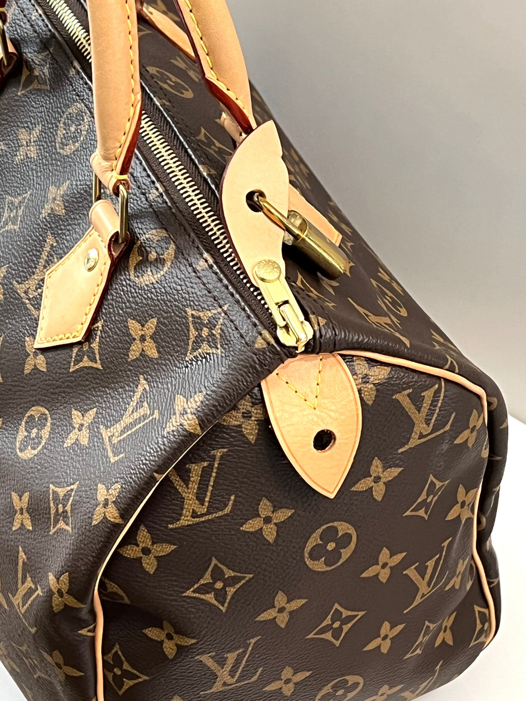 LOUIS VUITTON MONOGRAM SPEEDY 30 HANDBAG