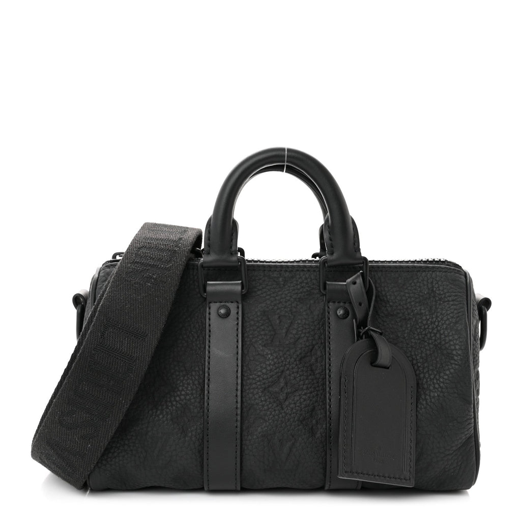 LOUIS VUITTON MONOGRAM TAURILLON LEATHER KEEPAL BANDOULIERE 25 BAG