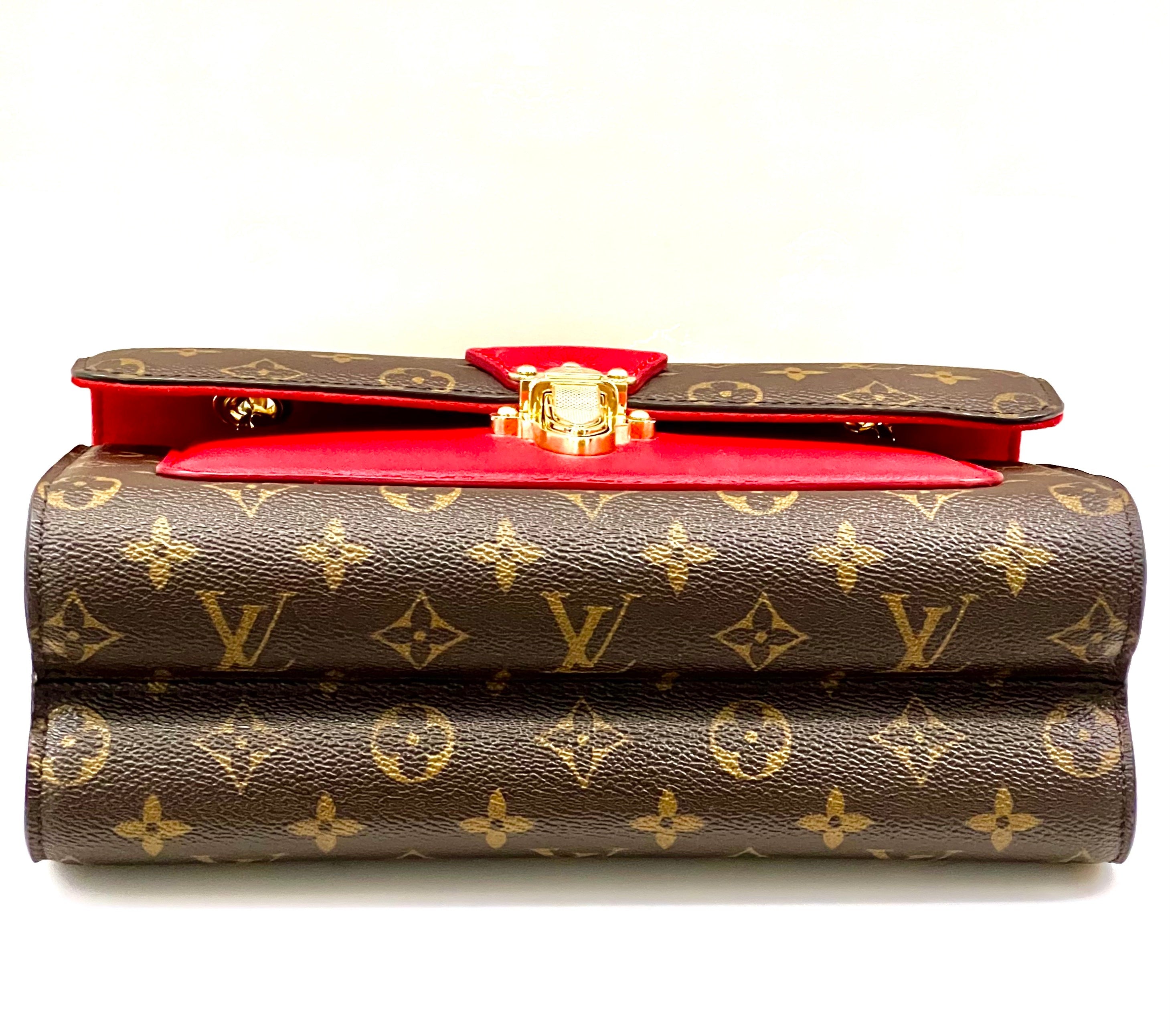 LOUIS VUITTON MONOGRAM VICTOIRE SHOULDER BAG CHERRY